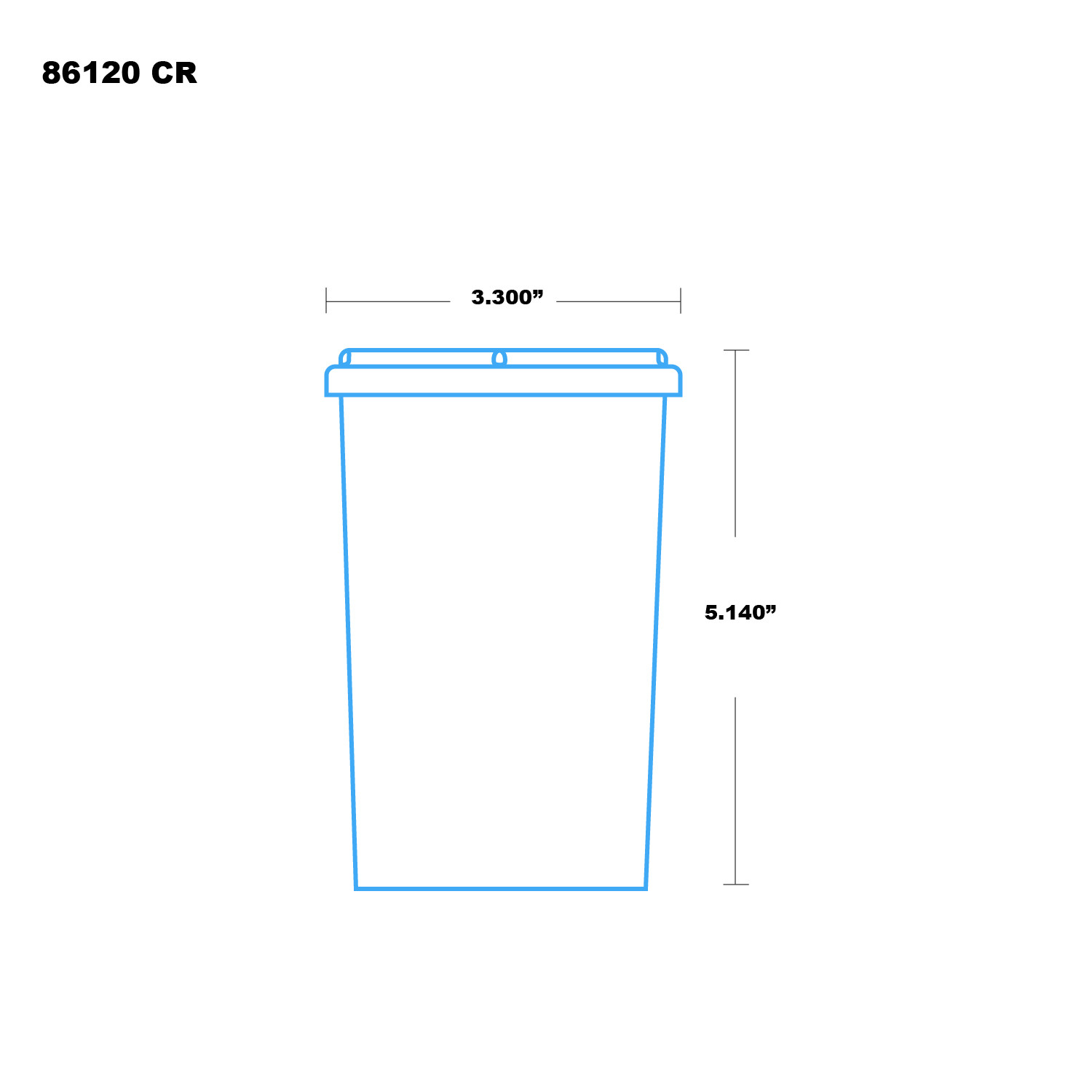 15oz (120 Dram) Child Resistant Container - 595 Qty.