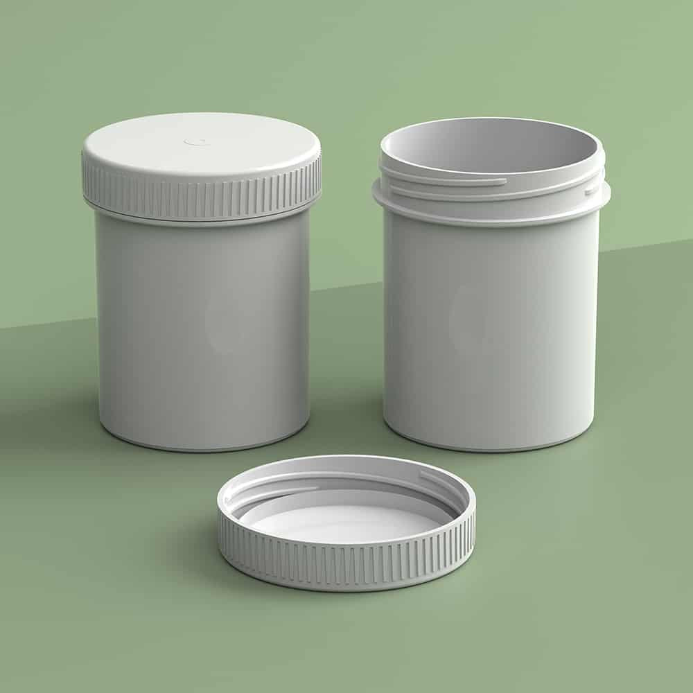 EP-4811 Plant-Based Screw Top Jar – Sustainable Container and Cap - 2500 Quantity