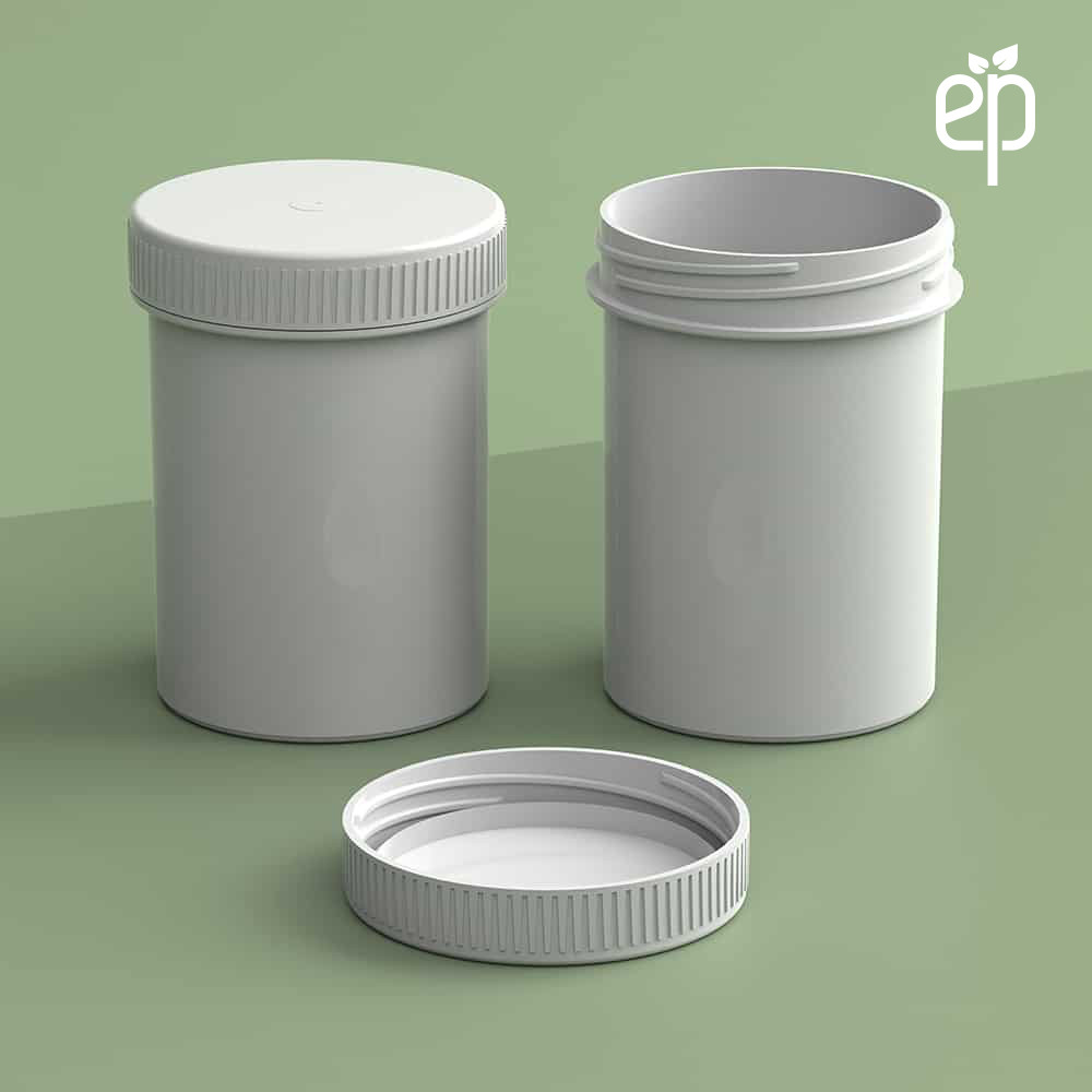 EP-4813 BioMax™ Plant-Based Containers –  Jar and Cap - 2500 Quantity