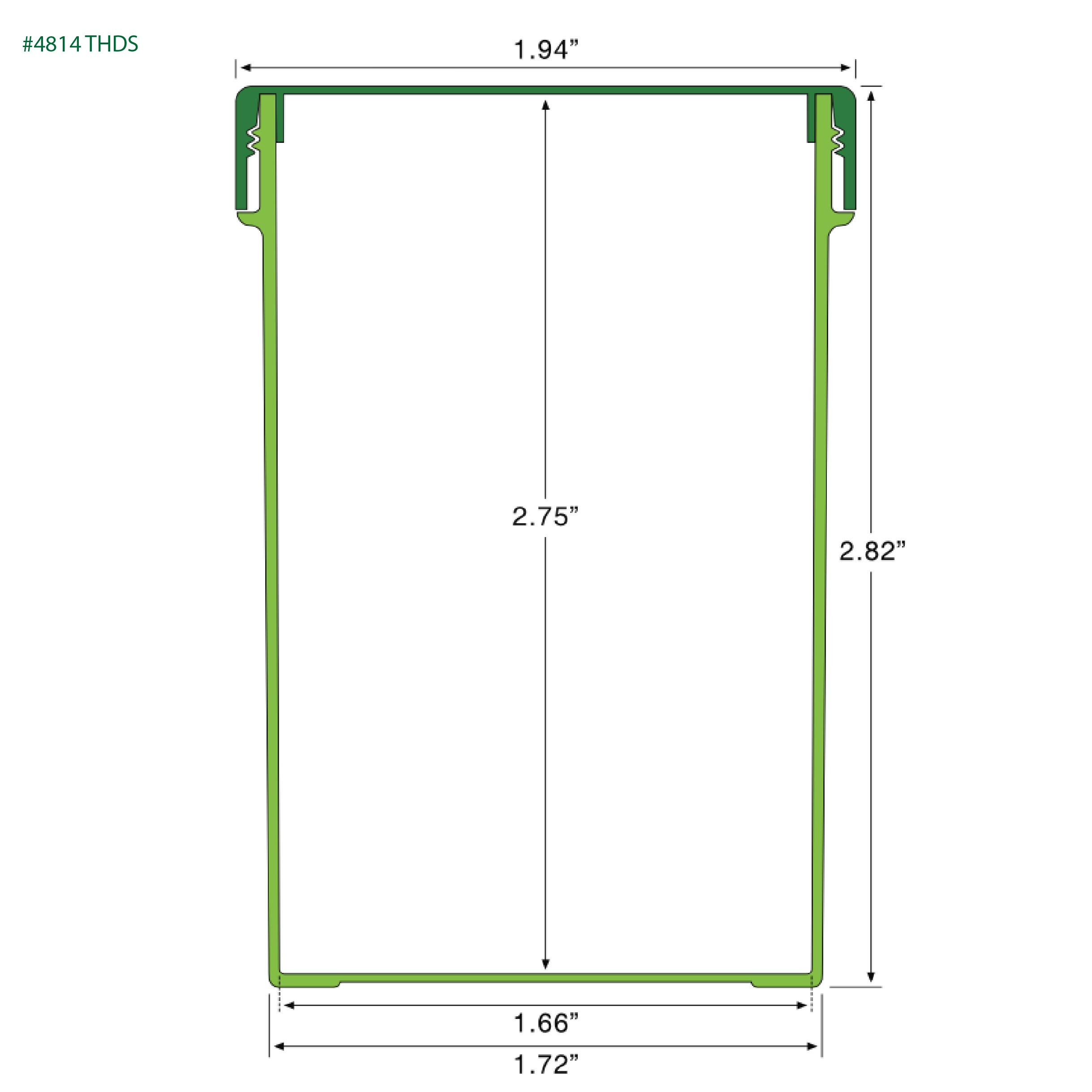 EP-4814 BioMax™ Plant-Based Containers –  Jar and Cap - 2500 Quantity