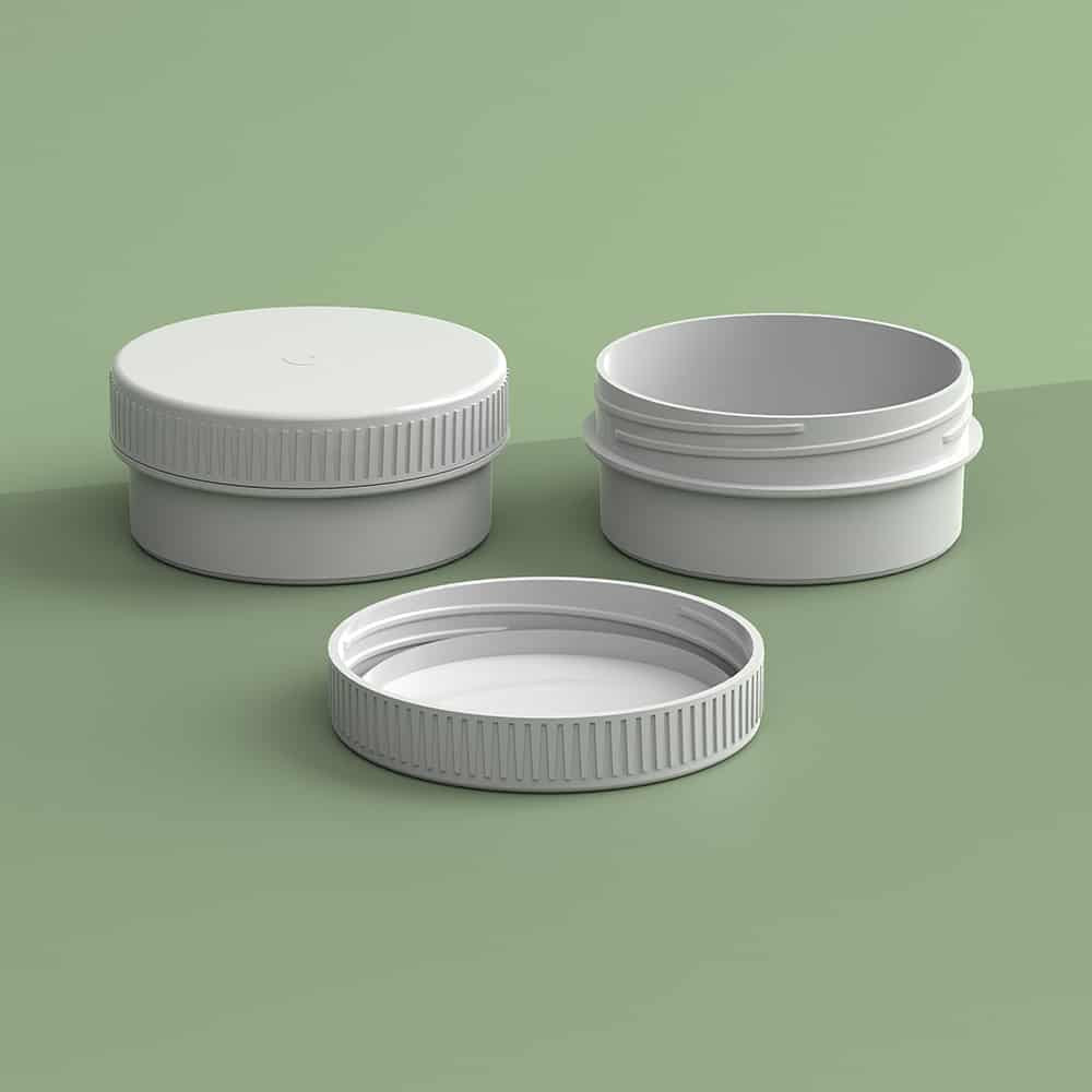 EP-5302 BioMax™ Plant-Based Containers – Jar and Cap - 2500 Quantity