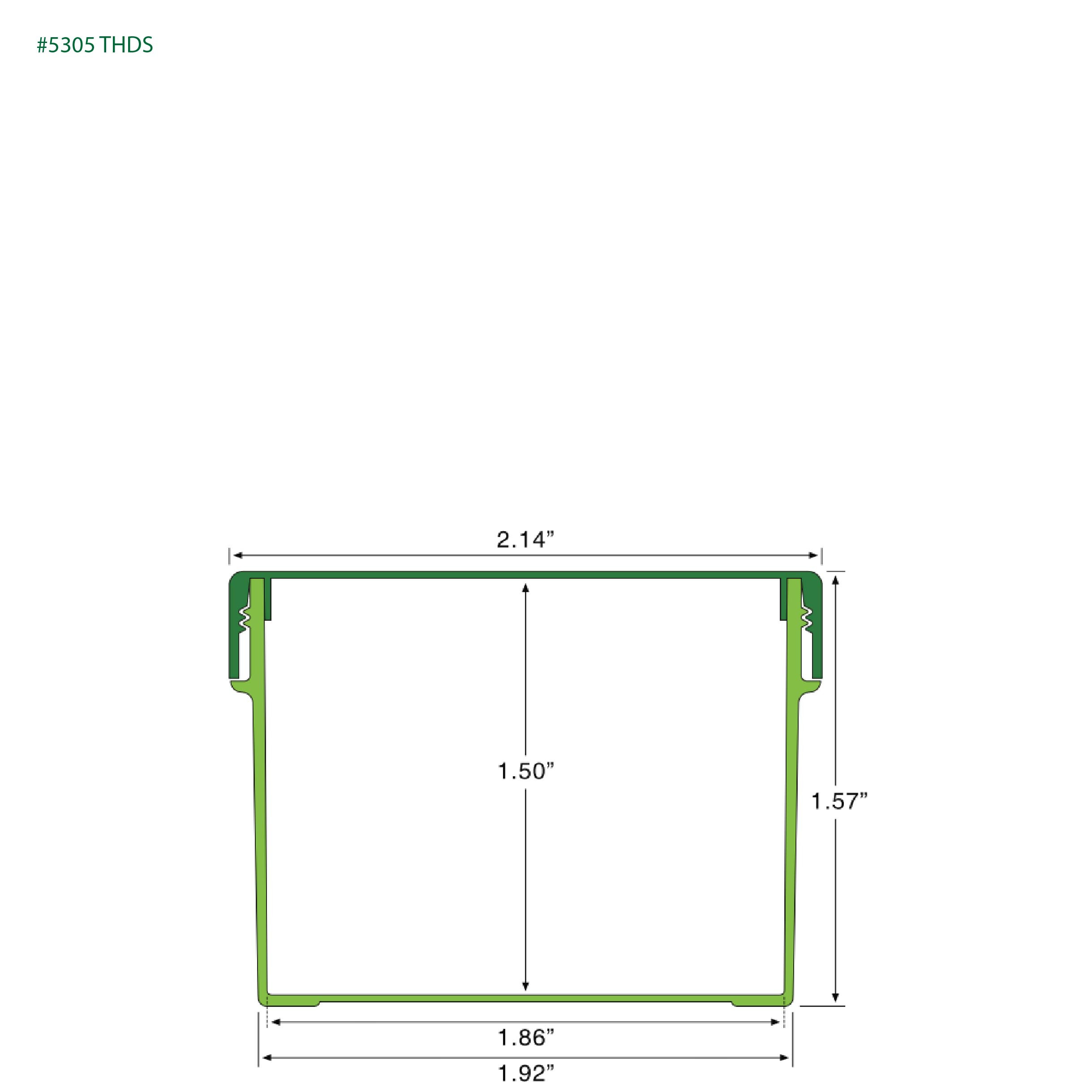 EP-5305 BioMax™ Plant-Based Containers –  Jar and Cap - 2500 Quantity
