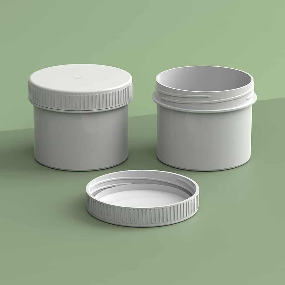 EP-5306 BioMax™ Plant-Based Screw Top Jar – Sustainable Container and Cap - 2500 Quantity