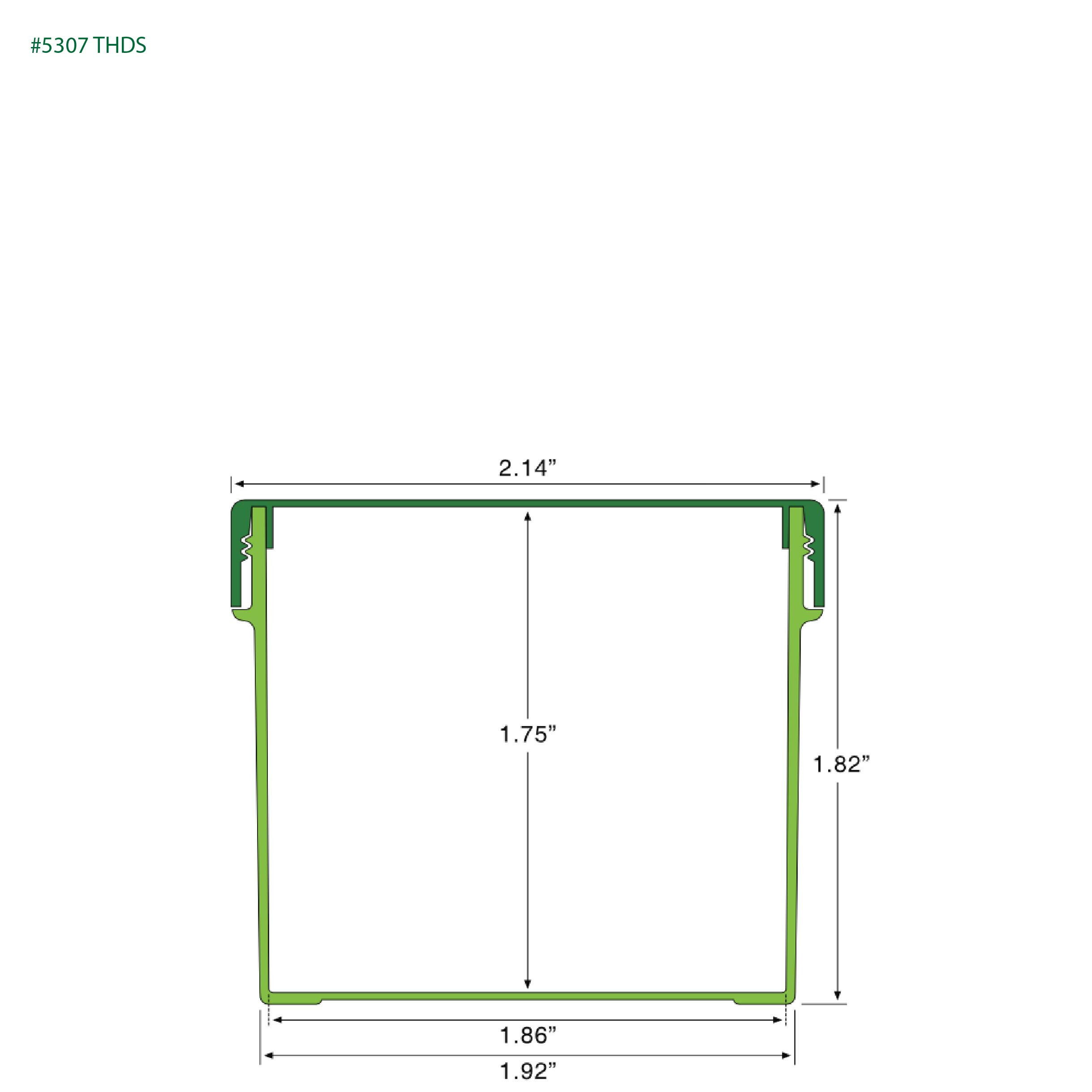 EP-5307 BioMax™ Plant-Based Containers –  Jar and Cap - 2500 Quantity