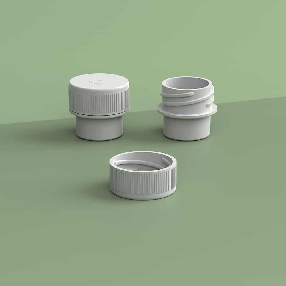 EP-2201 Plant-Based Screw Top Jar – Sustainable Container and Cap - 2500 Quantity