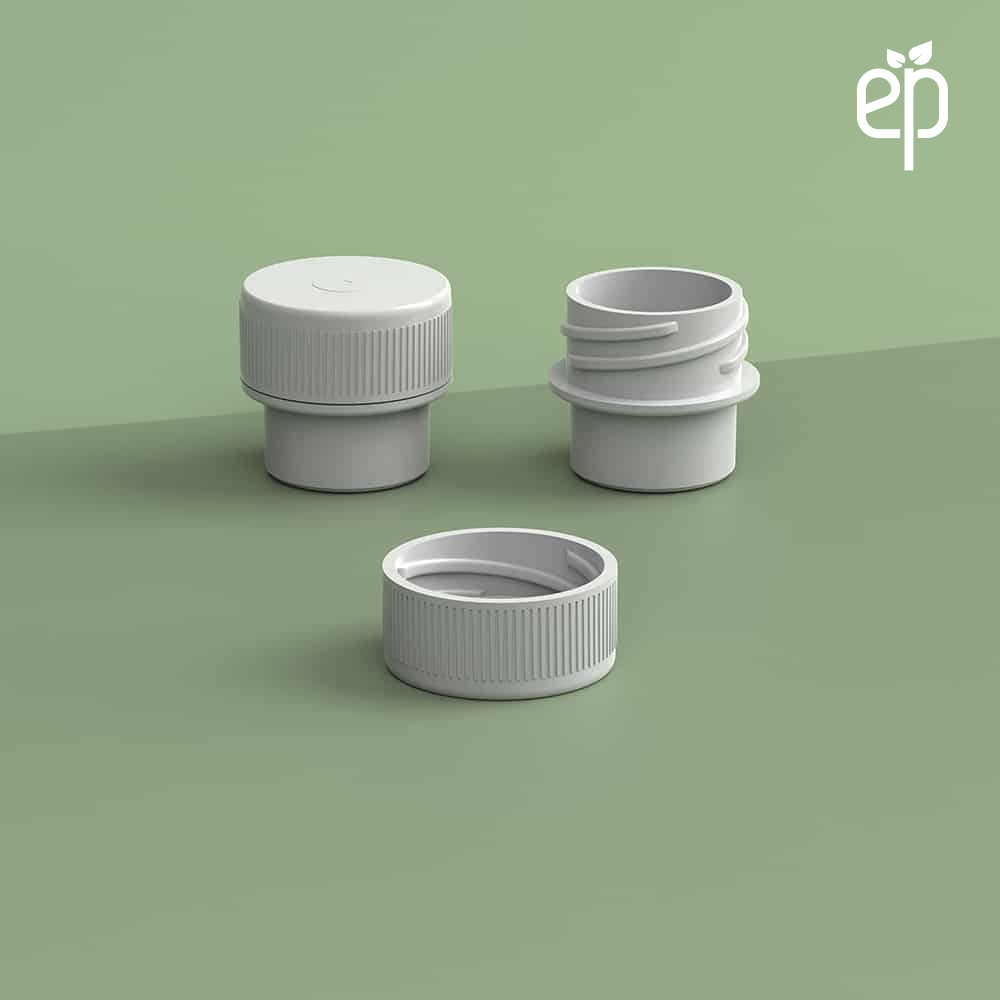 EP-2201 Plant-Based Screw Top Jar – Sustainable Container and Cap - 2500 Quantity