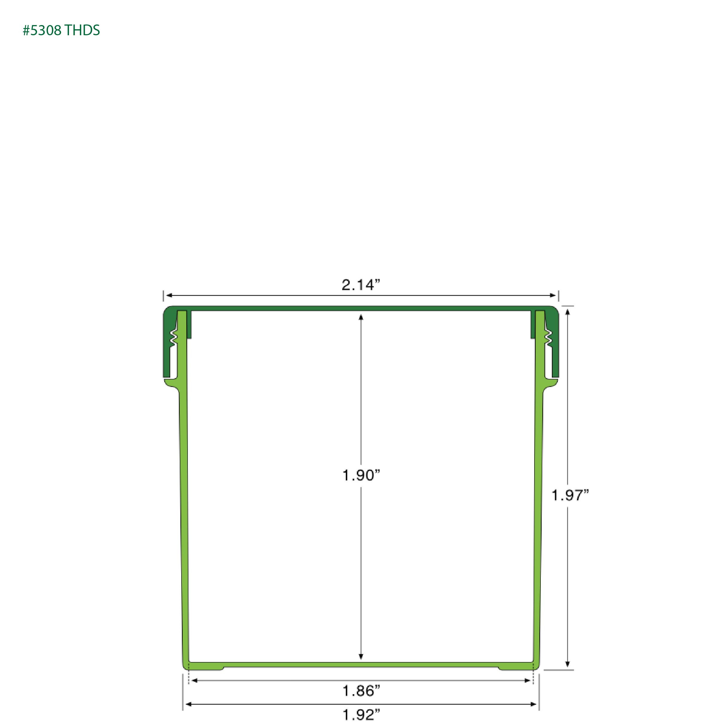 EP-5308 BioMax™ Plant-Based Containers –  Jar and Cap - 2500 Quantity
