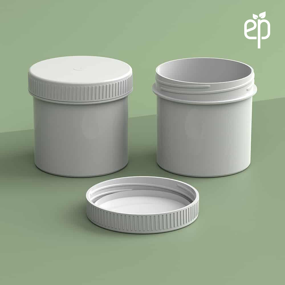 EP-5308 BioMax™ Plant-Based Containers –  Jar and Cap - 2500 Quantity