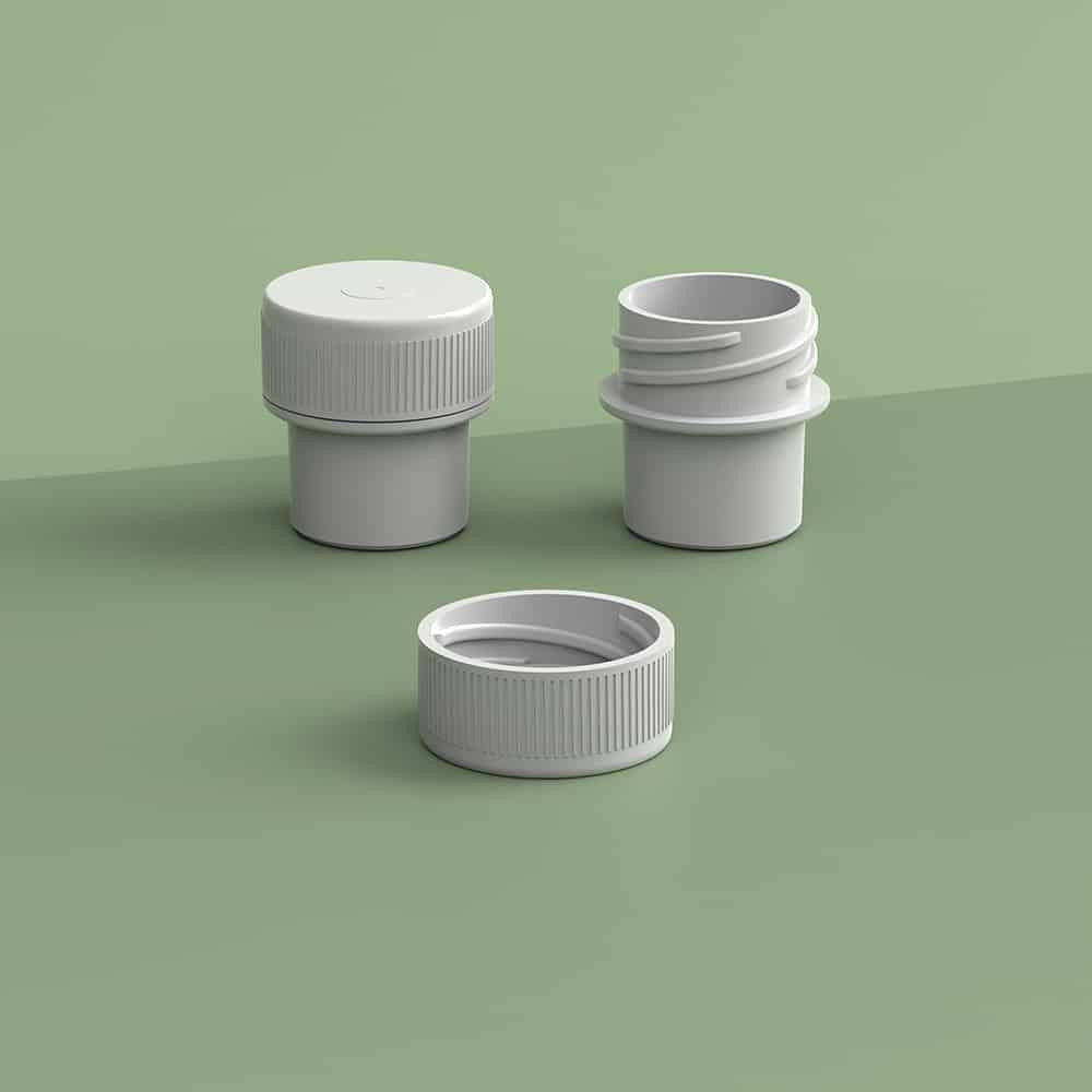 EP-2202 Plant-Based Screw Top Jar – Sustainable Container and Cap - 2500 Quantity