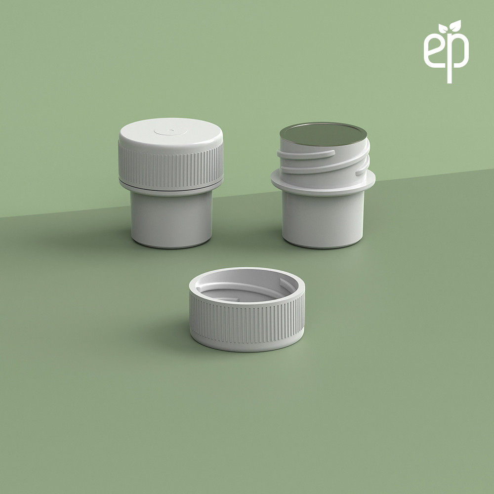 EP-2202 Plant-Based Screw Top Jar – Sustainable Container and Cap - 2500 Quantity