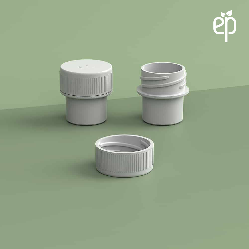 EP-2202 Plant-Based Screw Top Jar – Sustainable Container and Cap - 2500 Quantity
