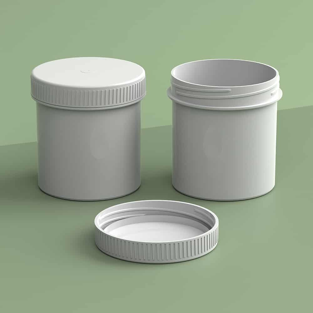 EP-5310 Plant-Based Screw Top Jar – Sustainable Container and Cap - 2500 Quantity
