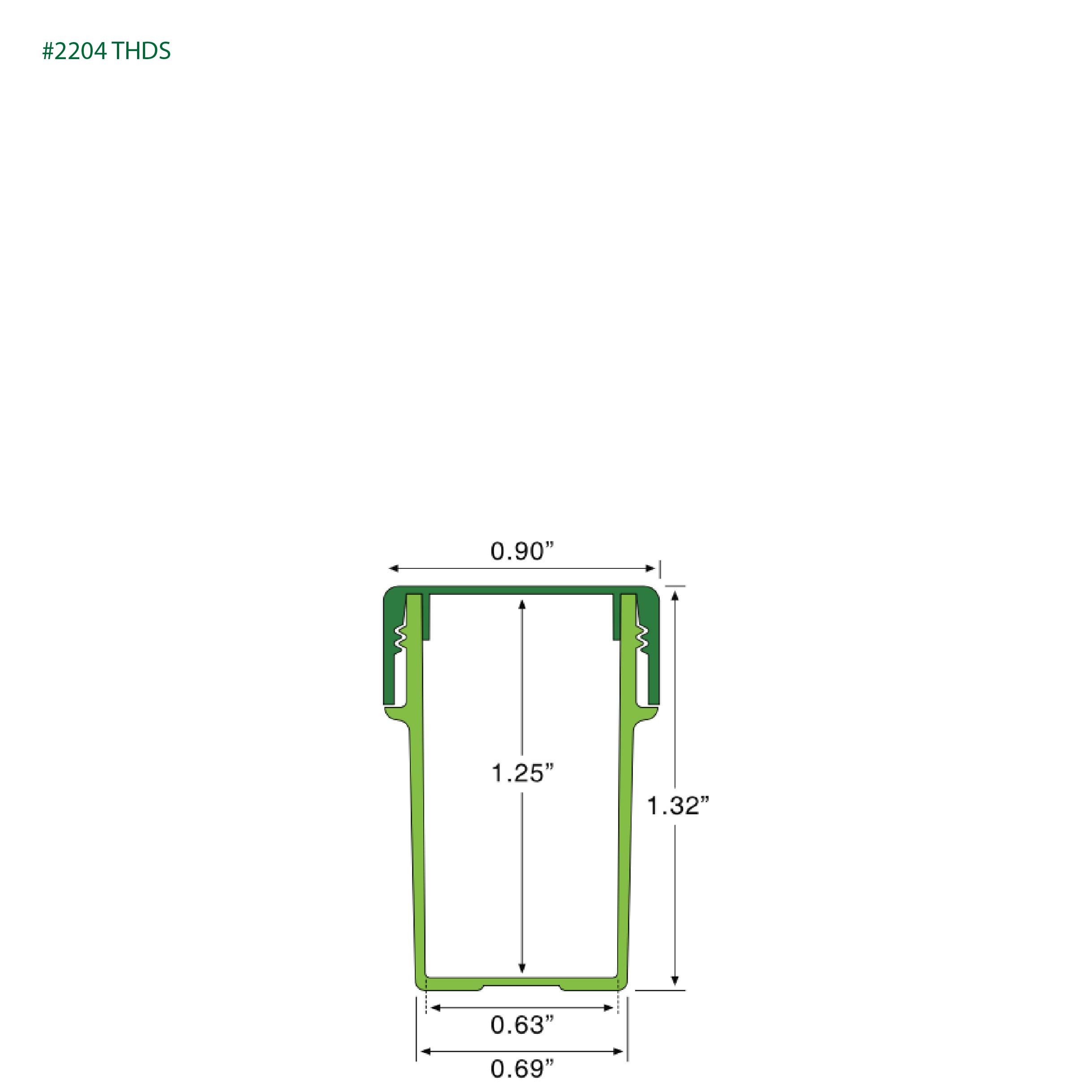 EP-2204 BioMax™ Plant-Based Containers –  Jar and Cap - 2500 Quantity