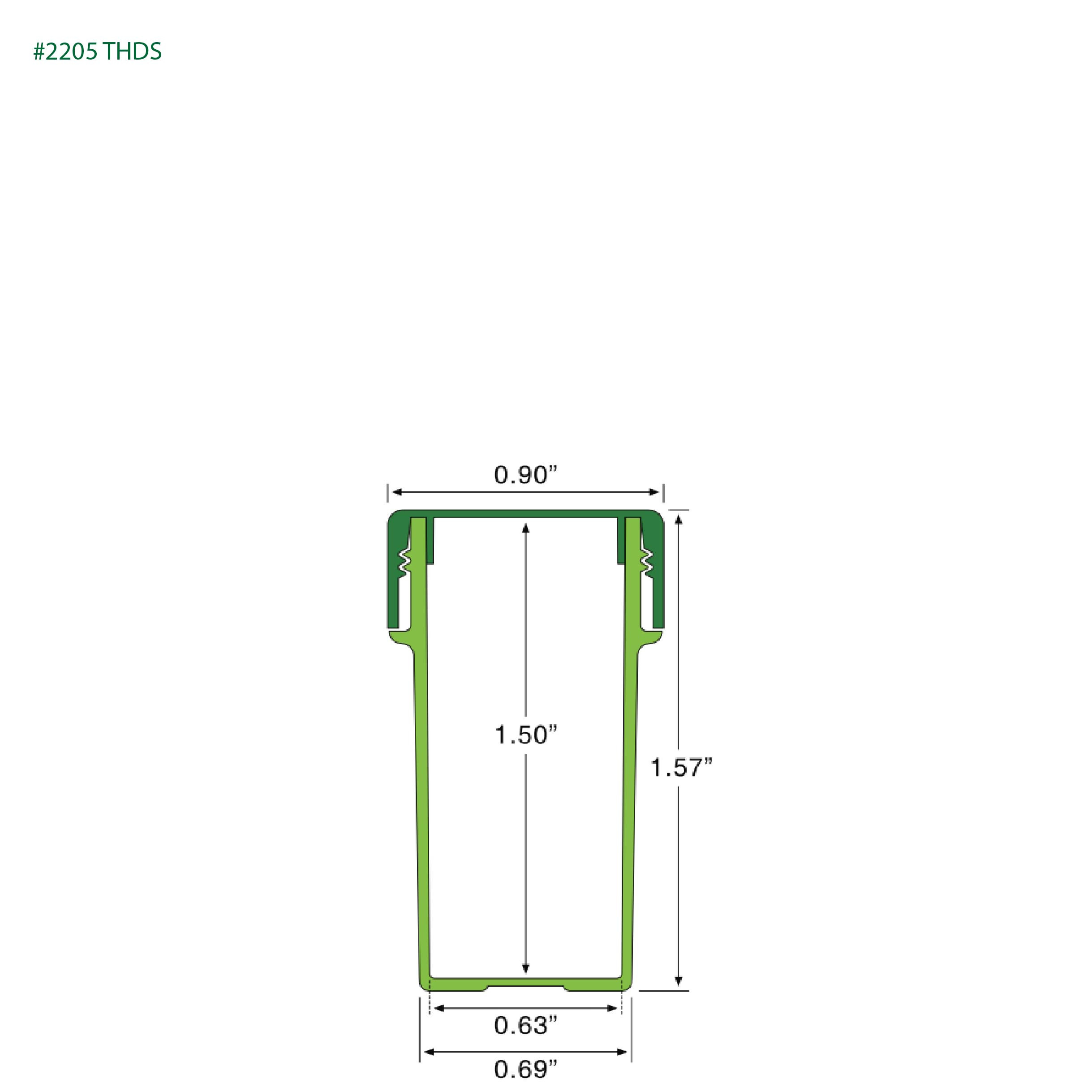 EP-2205 BioMax™ Plant-Based Containers –  Jar and Cap - 2500 Quantity