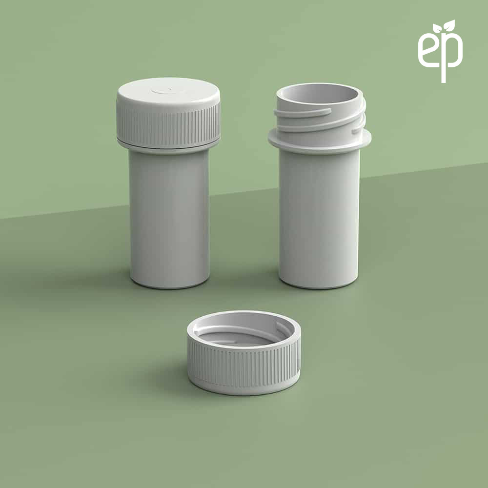 EP-2206 BioMax™ Plant-Based Containers –  Jar and Cap - 2500 Quantity