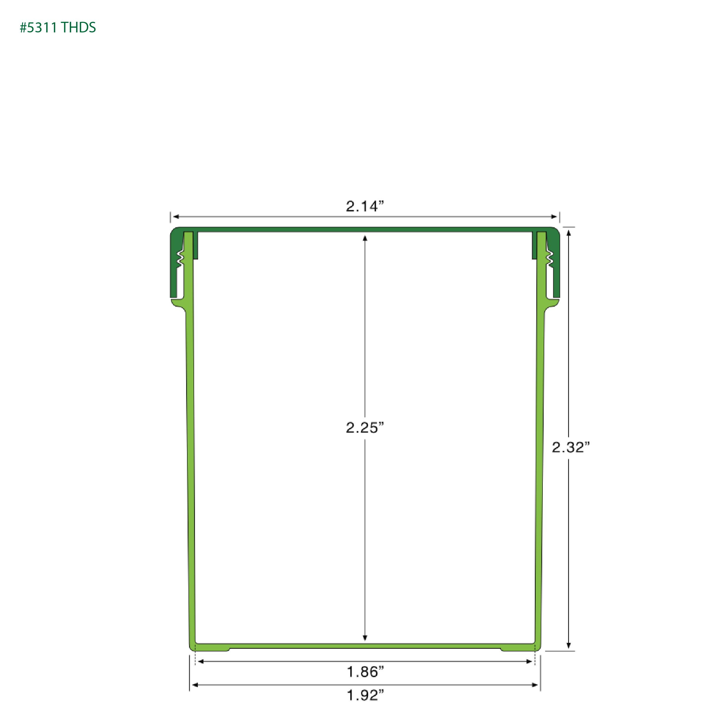 EP-5311 BioMax™ Plant-Based Containers –  Jar and Cap - 2500 Quantity