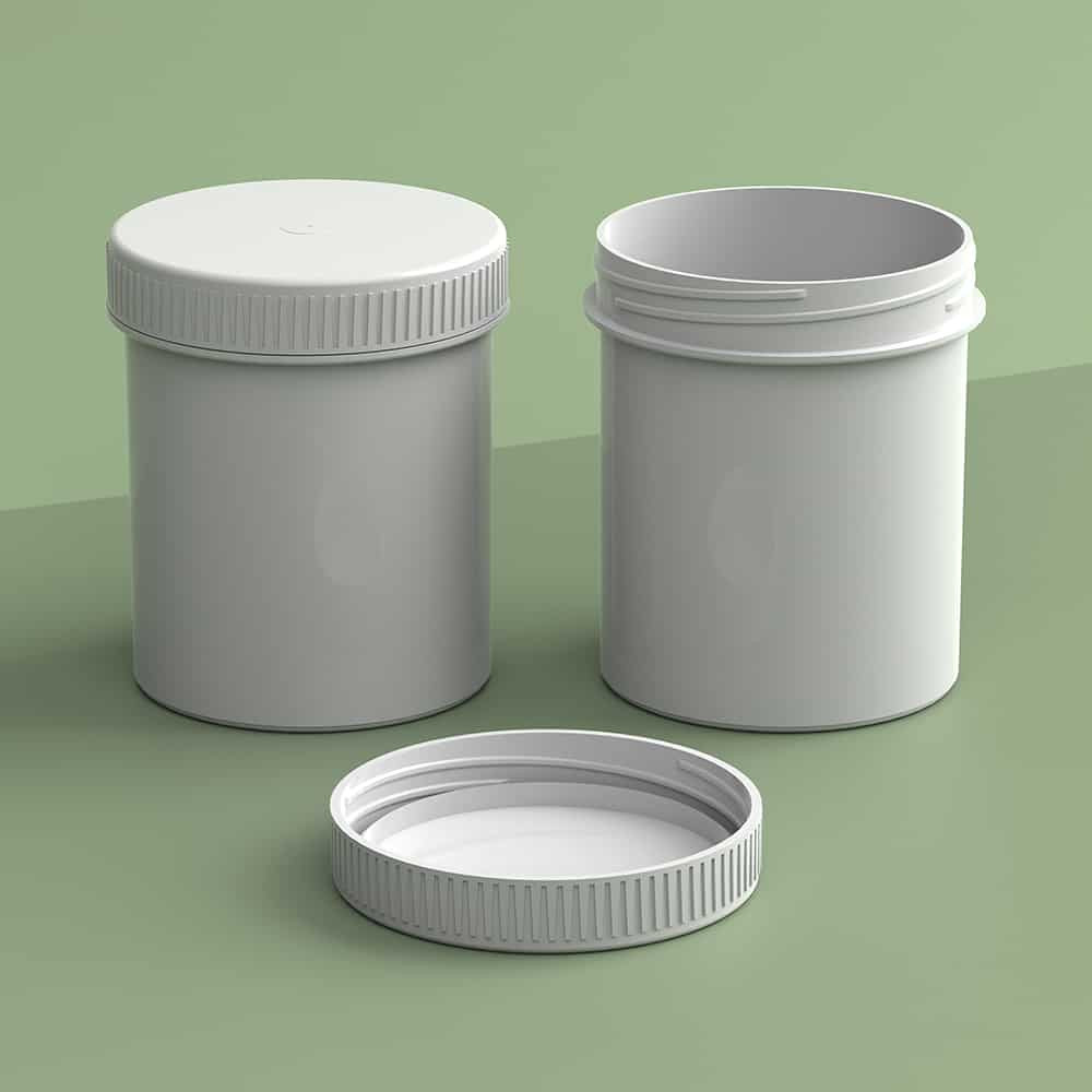 EP-5312 BioMax™ Plant-Based Containers – Jar and Cap - 2500 Quantity