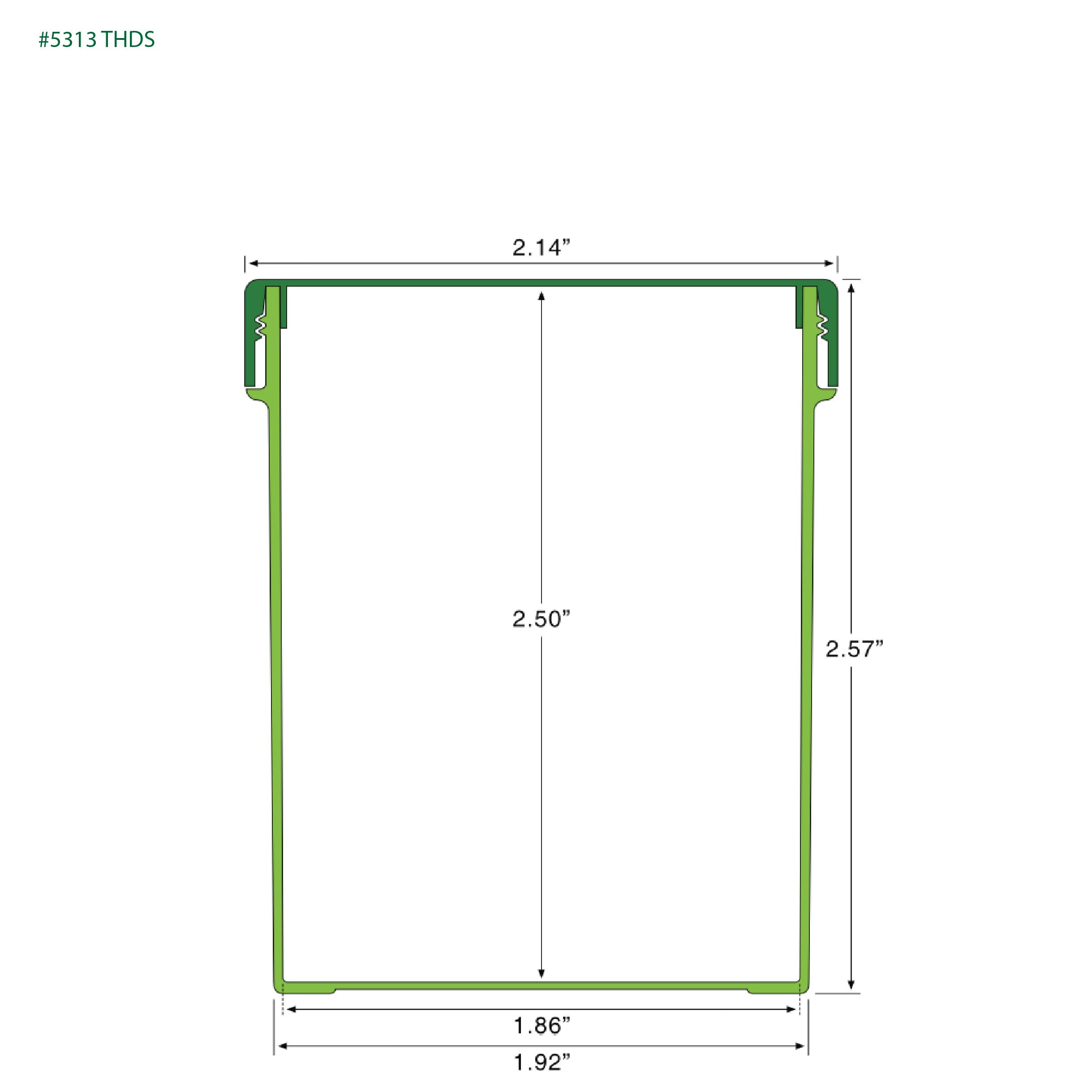EP-5313 BioMax™ Plant-Based Containers – Jar and Cap - 2500 Quantity