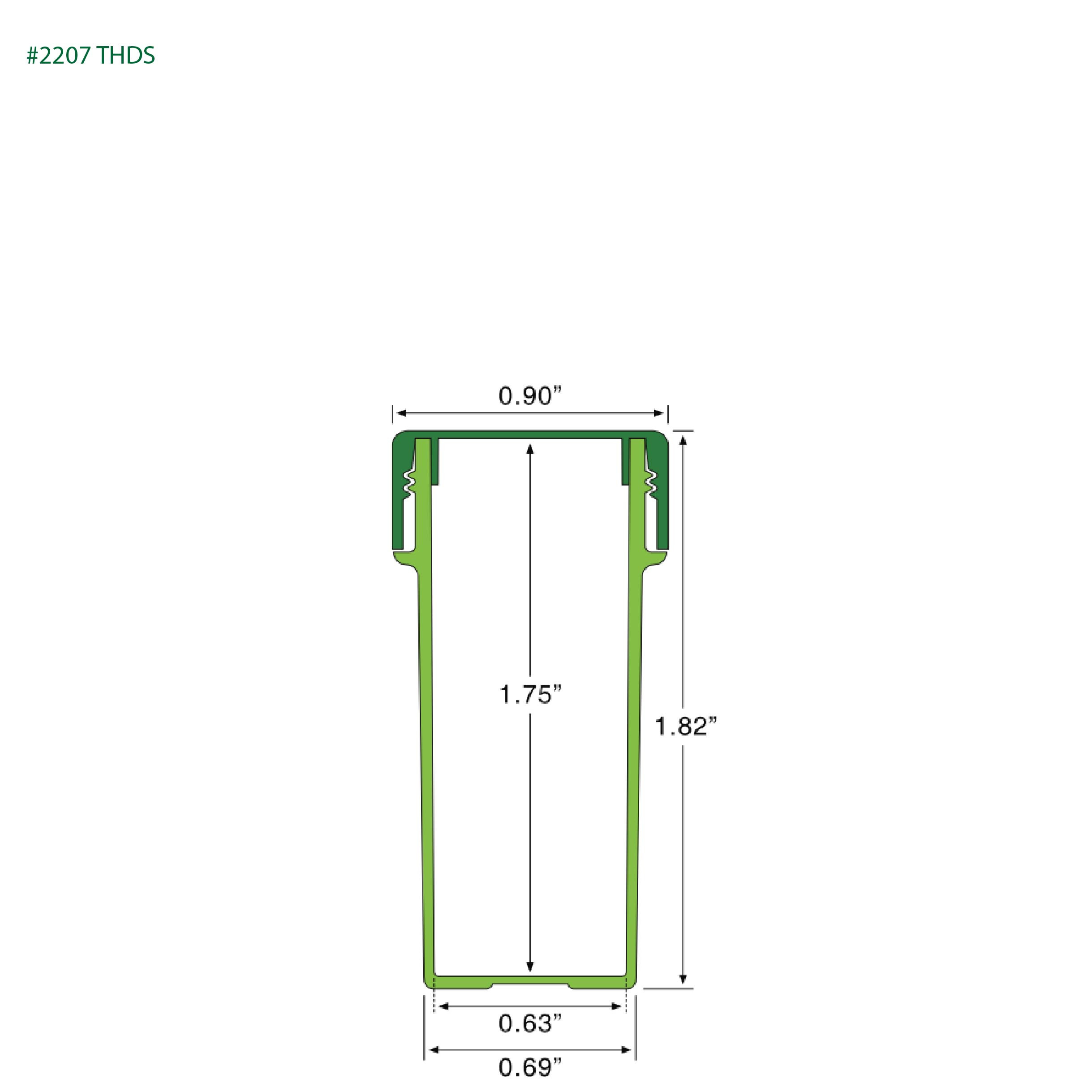 EP-2207 BioMax™ Plant-Based Containers –  Jar and Cap - 2500 Quantity