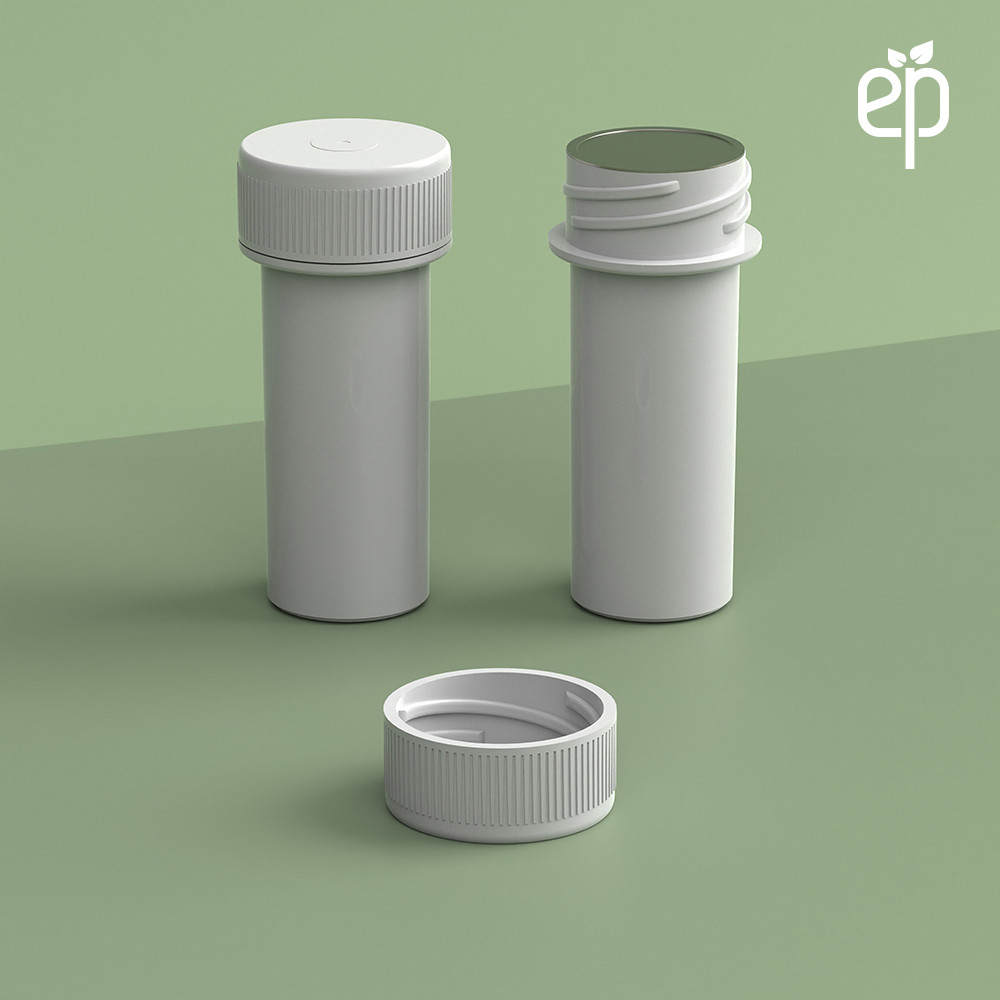 EP-2208 Plant-Based Screw Top Jar – Sustainable Container and Cap - 2500 Quantity