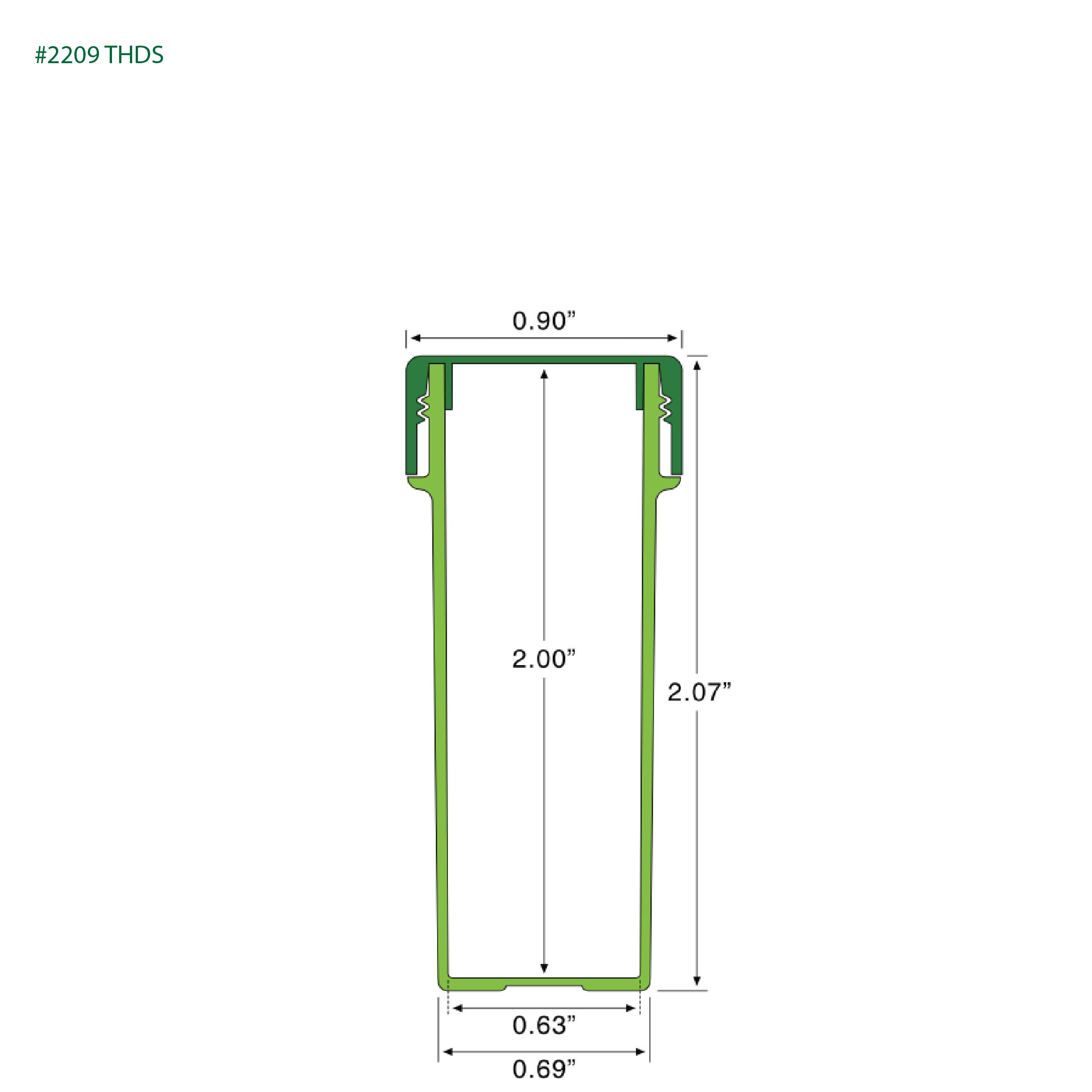 EP-2209 BioMax™ Plant-Based Containers –  Jar and Cap  - 2500 Quantity