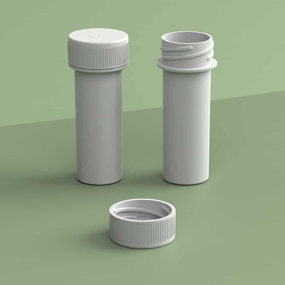 EP-2210 Plant-Based Screw Top Jar – Sustainable Container and Cap - 2500 Quantity