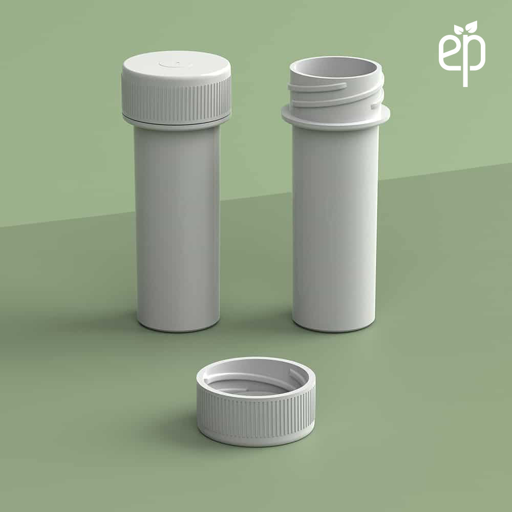 EP-2210 Plant-Based Screw Top Jar – Sustainable Container and Cap - 2500 Quantity