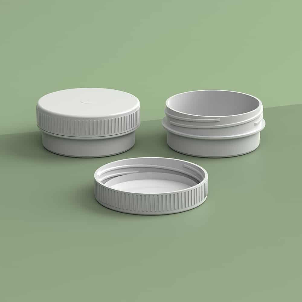 EP-4801 BioMax™ Plant-Based Containers –  Jar and Cap - 2500 Quantity