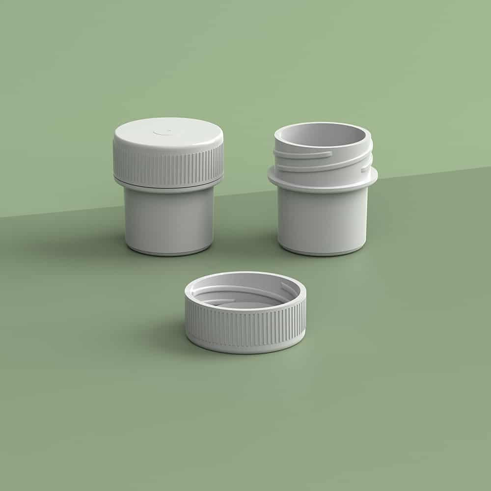 EP-2503 BioMax™ Plant-Based Containers –  Jar and Cap - 2500 Quantity