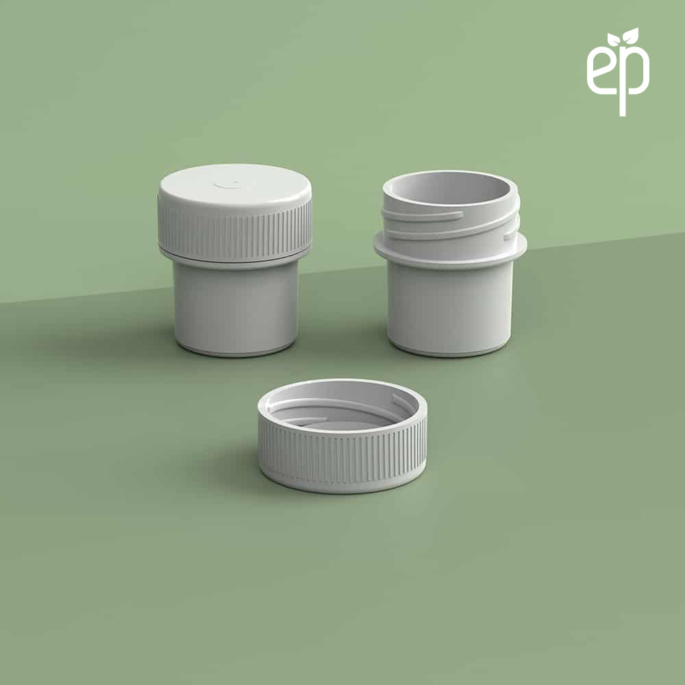 EP-2503 BioMax™ Plant-Based Containers –  Jar and Cap - 2500 Quantity