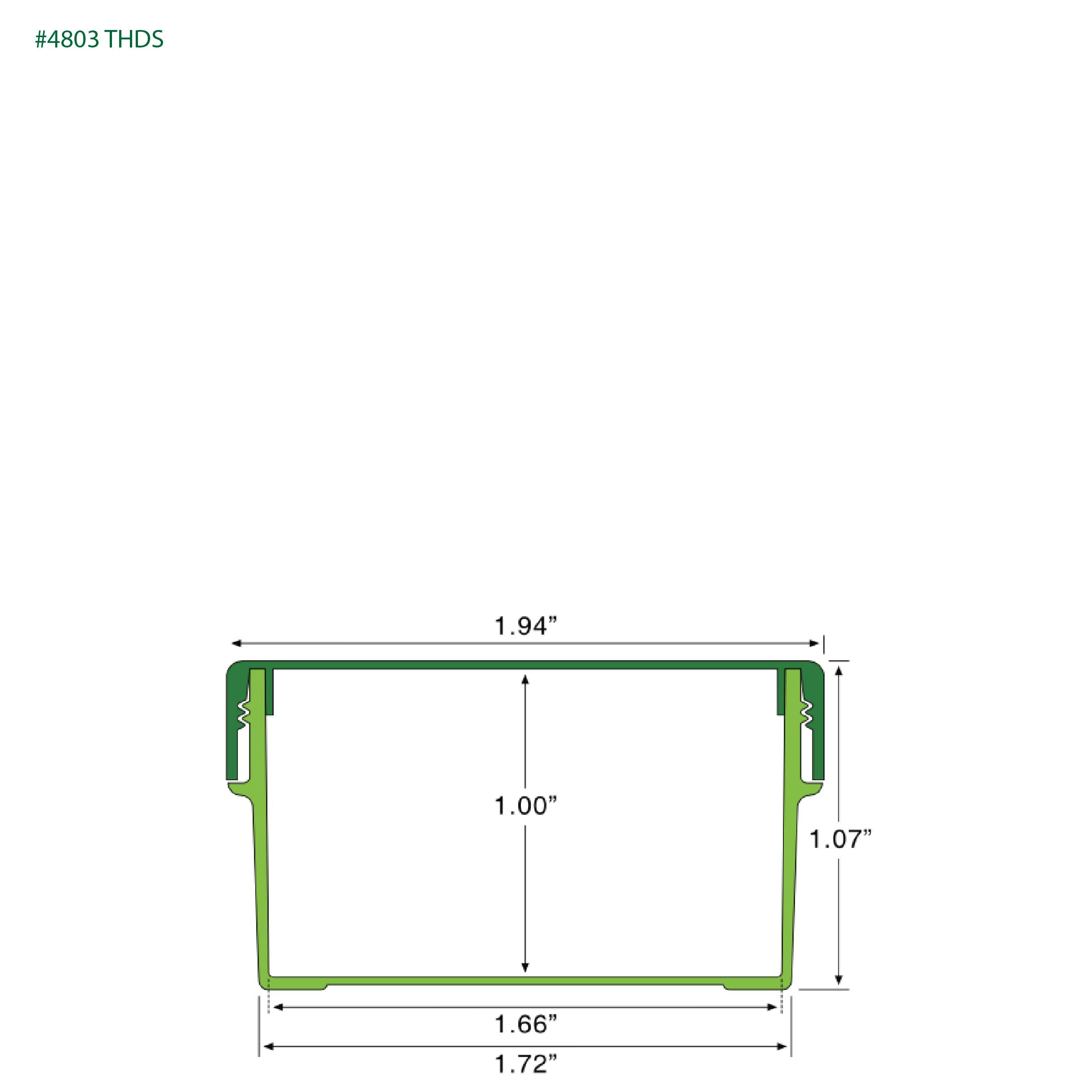 EP-4803 BioMax™ Plant-Based Containers – Jar and Cap - 2500 Quantity