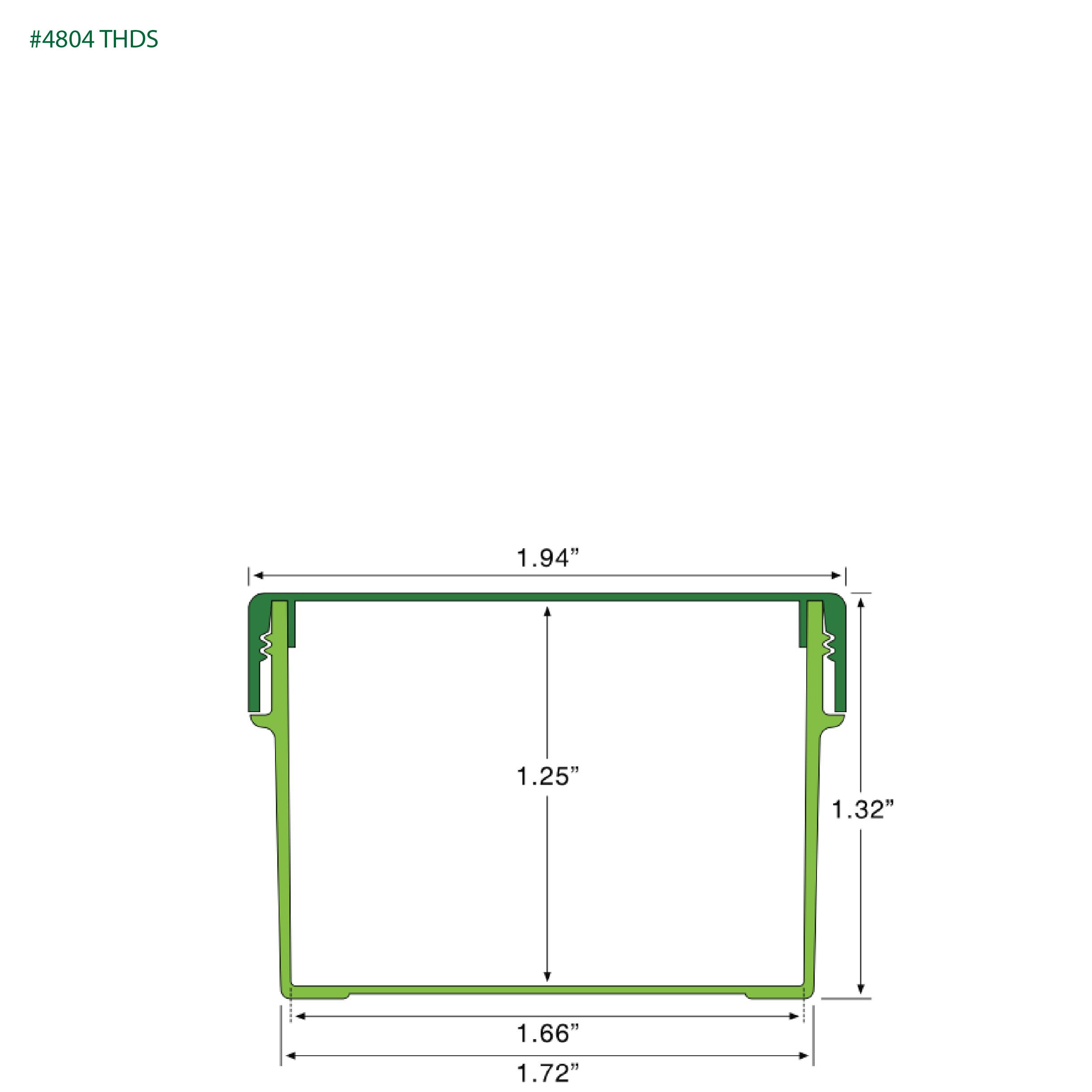 EP-4804 BioMax™ Plant-Based Containers – Jar and Cap - 2500 Quantity