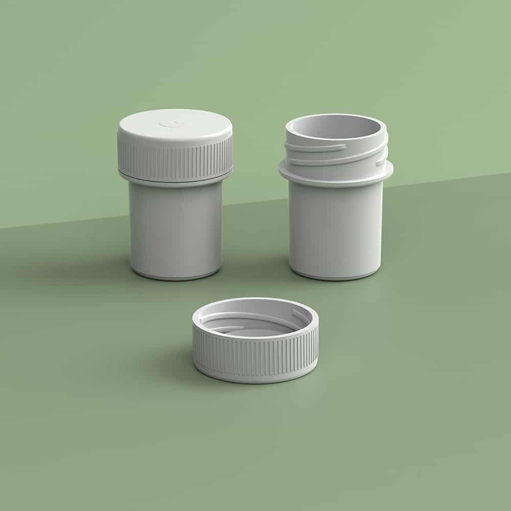 EP-2504 BioMax™ Plant-Based Containers –  Jar and Cap - 2500 Quantity