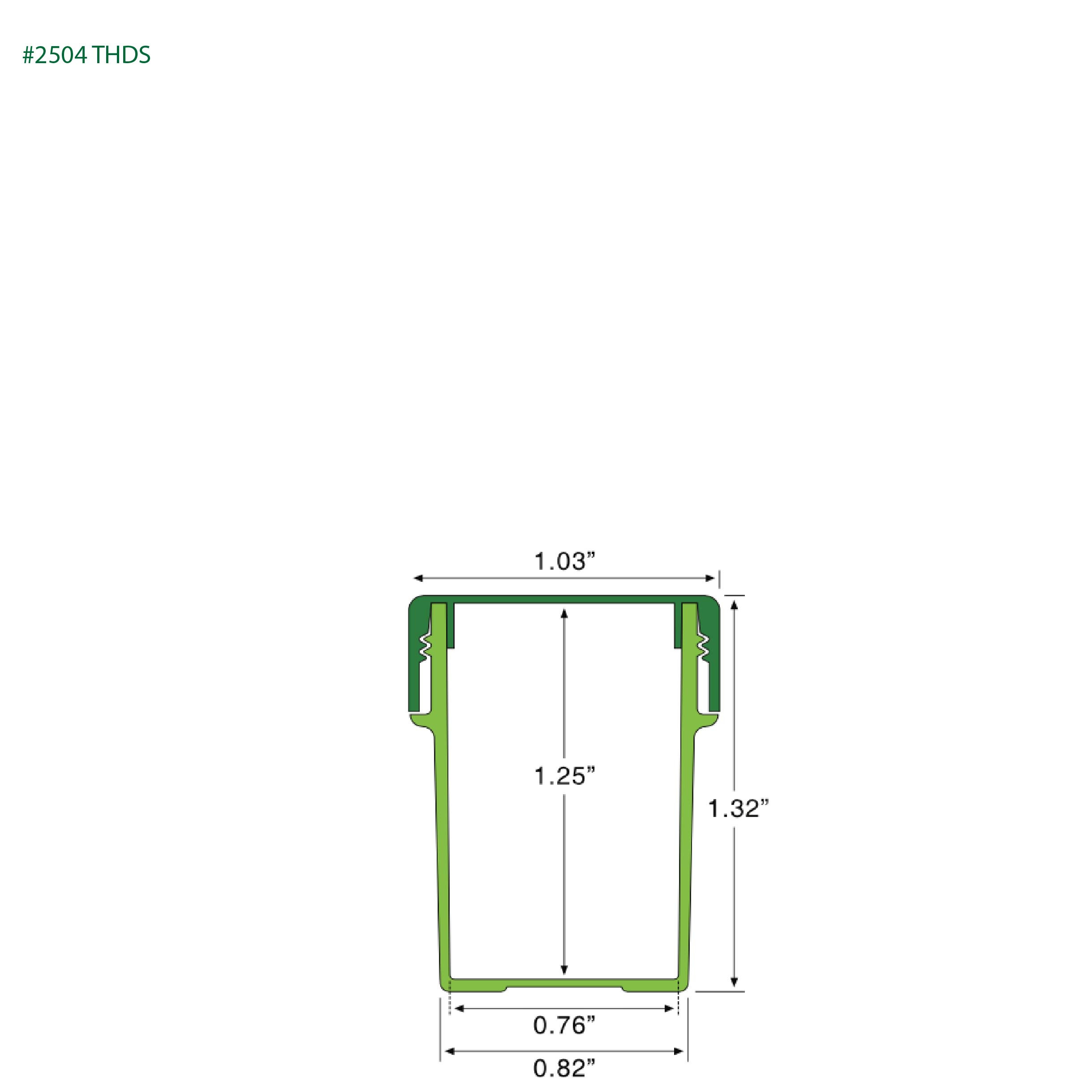 EP-2504 BioMax™ Plant-Based Containers –  Jar and Cap - 2500 Quantity