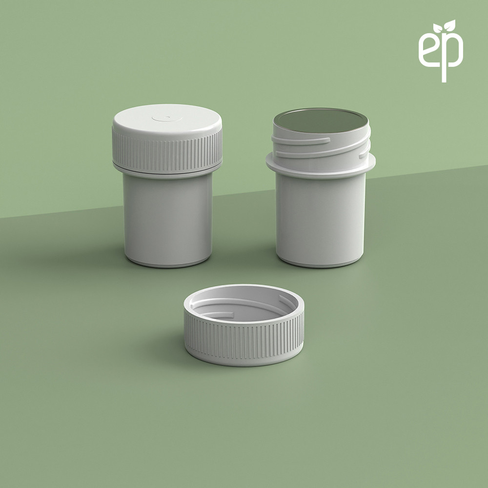 EP-2504 BioMax™ Plant-Based Containers –  Jar and Cap - 2500 Quantity