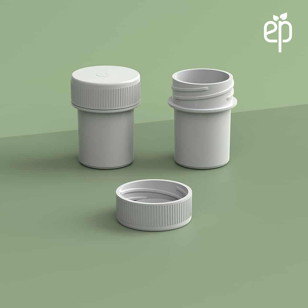 EP-2504 BioMax™ Plant-Based Containers –  Jar and Cap - 2500 Quantity