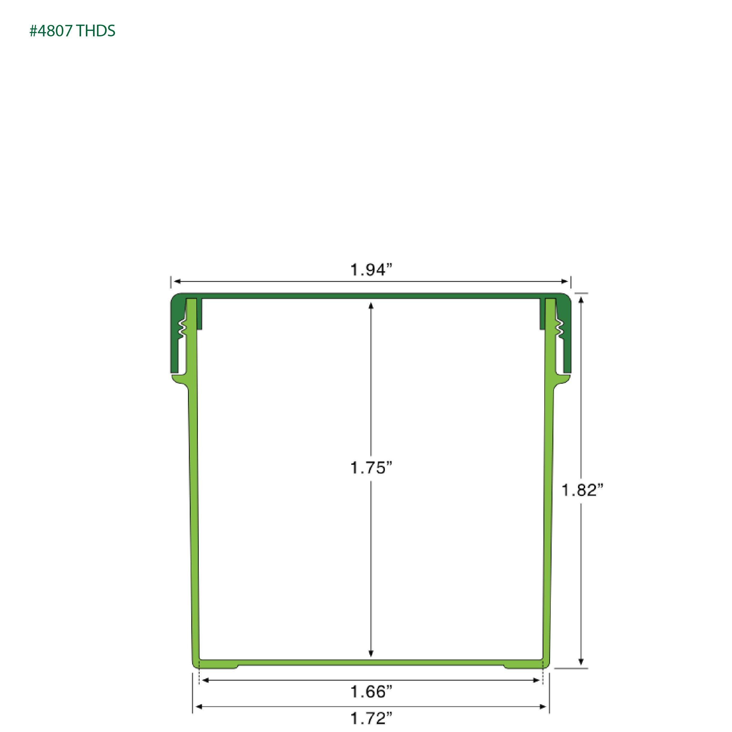 EP-4807 BioMax™ Plant-Based Containers –  Jar and Cap - 2500 Quantity