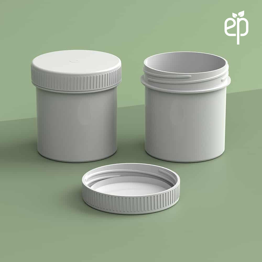 EP-4808 BioMax™ Plant-Based Containers –  Jar and Cap - 2500 Quantity