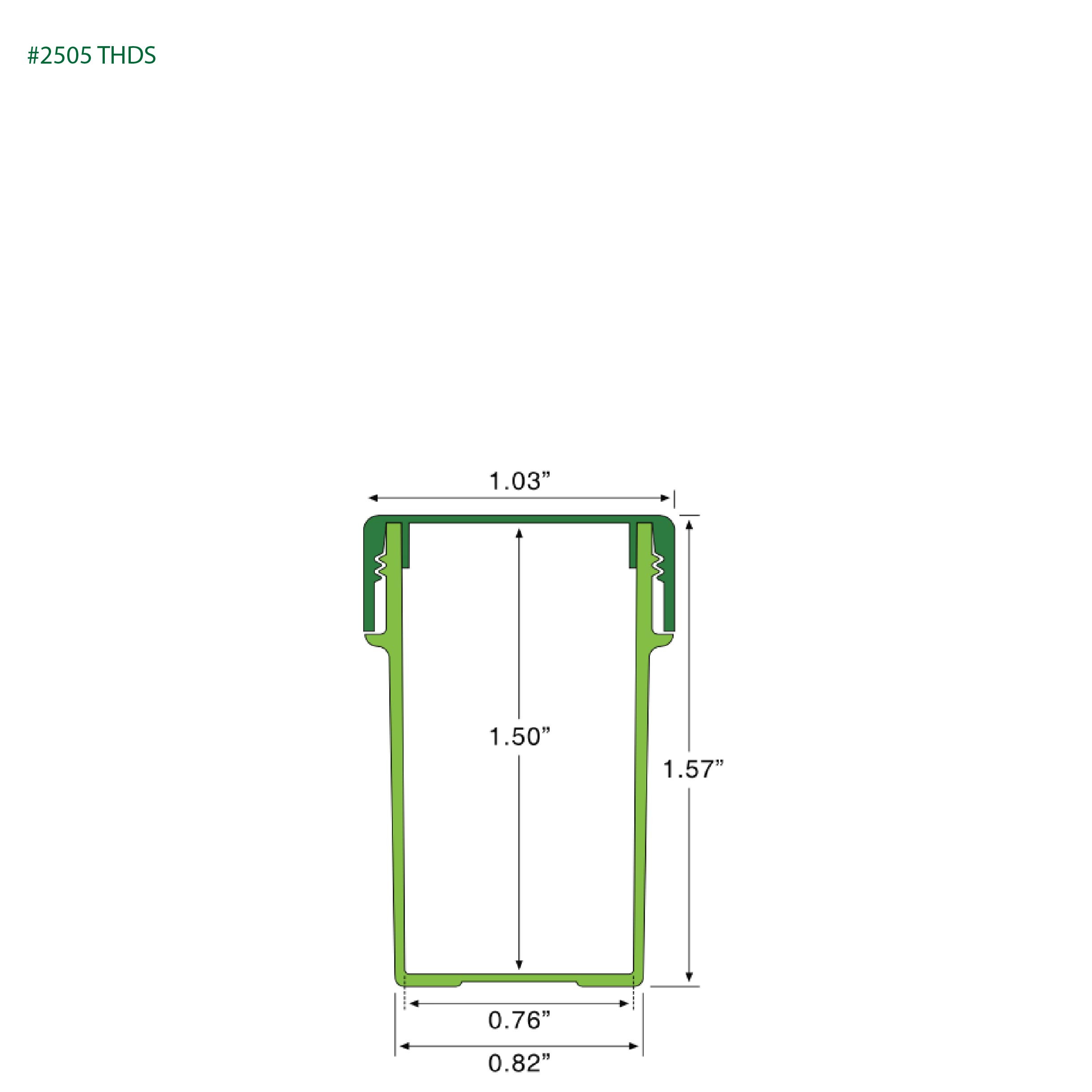 EP-2505 BioMax™ Plant-Based Containers –  Jar and Cap - 2500 Quantity