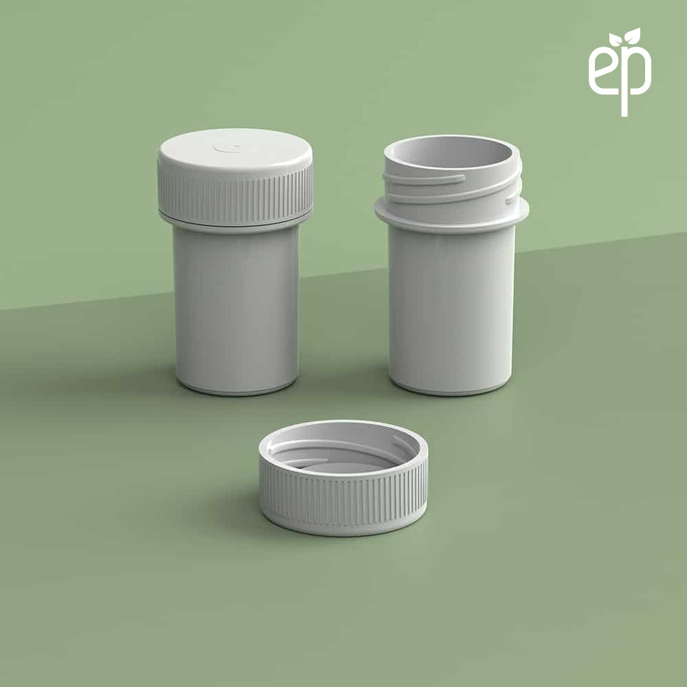 EP-2505 BioMax™ Plant-Based Containers –  Jar and Cap - 2500 Quantity