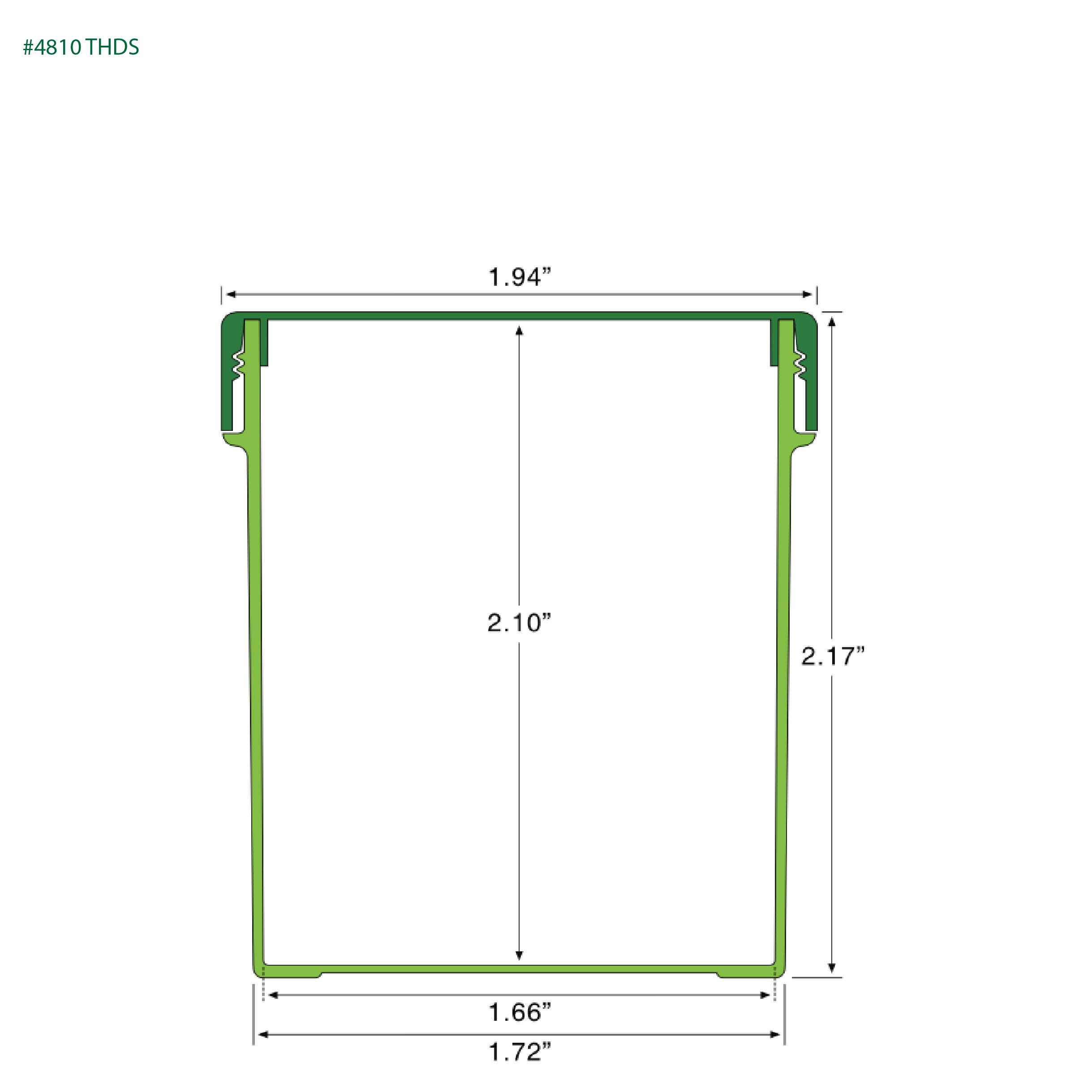 EP-4810 BioMax™ Plant-Based Containers –  Jar and Cap - 2500 Quantity