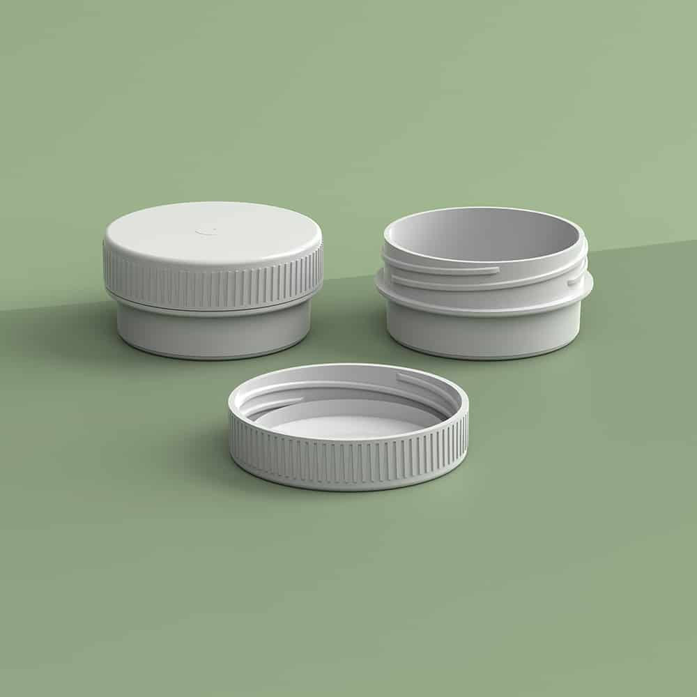 EP-4301 BioMax™ Plant-Based Containers –  Jar and Cap - 2500 Quantity