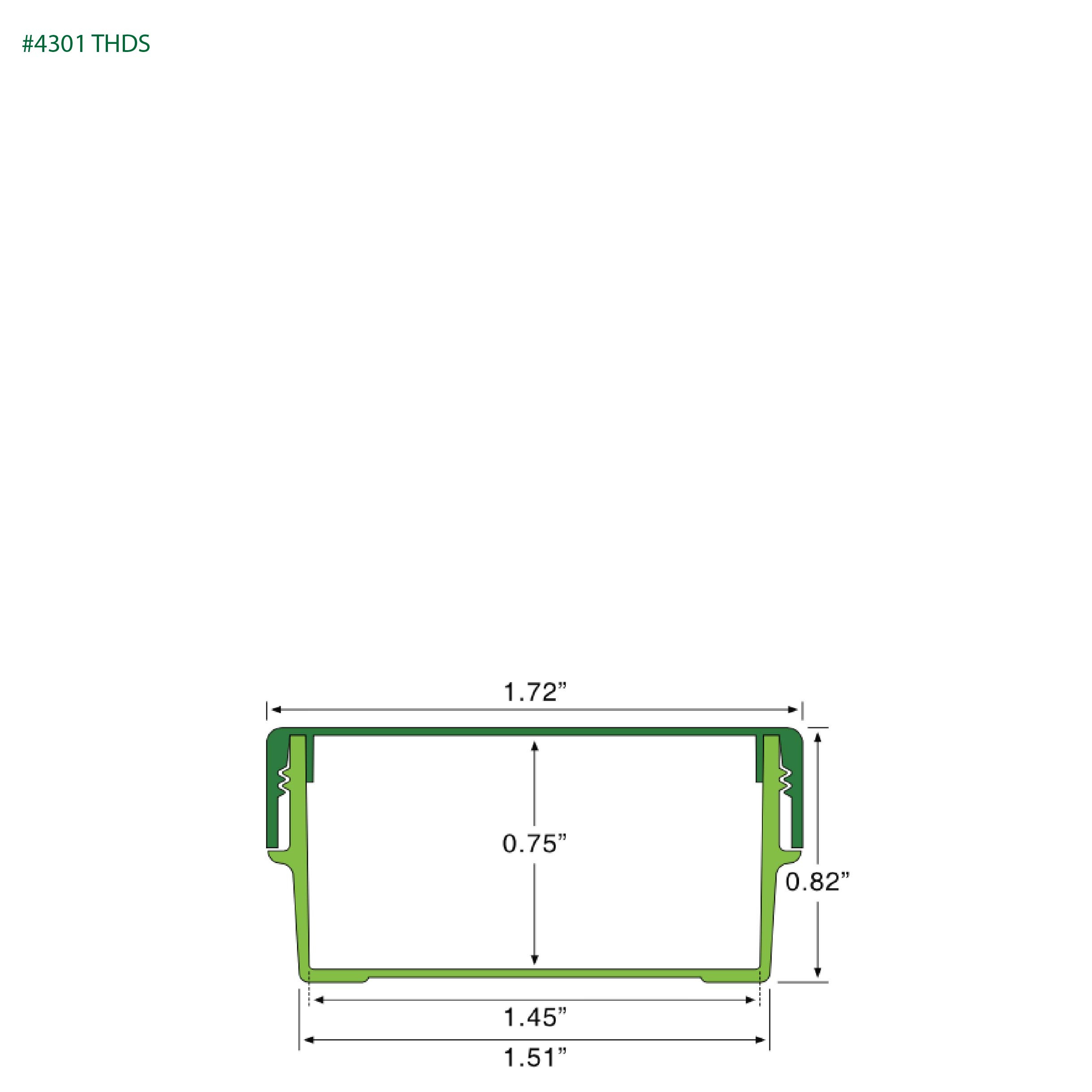 EP-4301 BioMax™ Plant-Based Containers –  Jar and Cap - 2500 Quantity