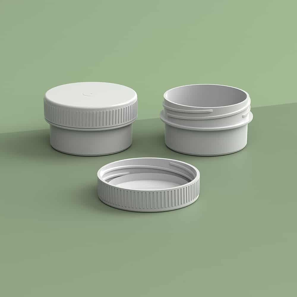 EP-4302 BioMax™ Plant-Based Containers –  Jar and Cap - 2500 Quantity