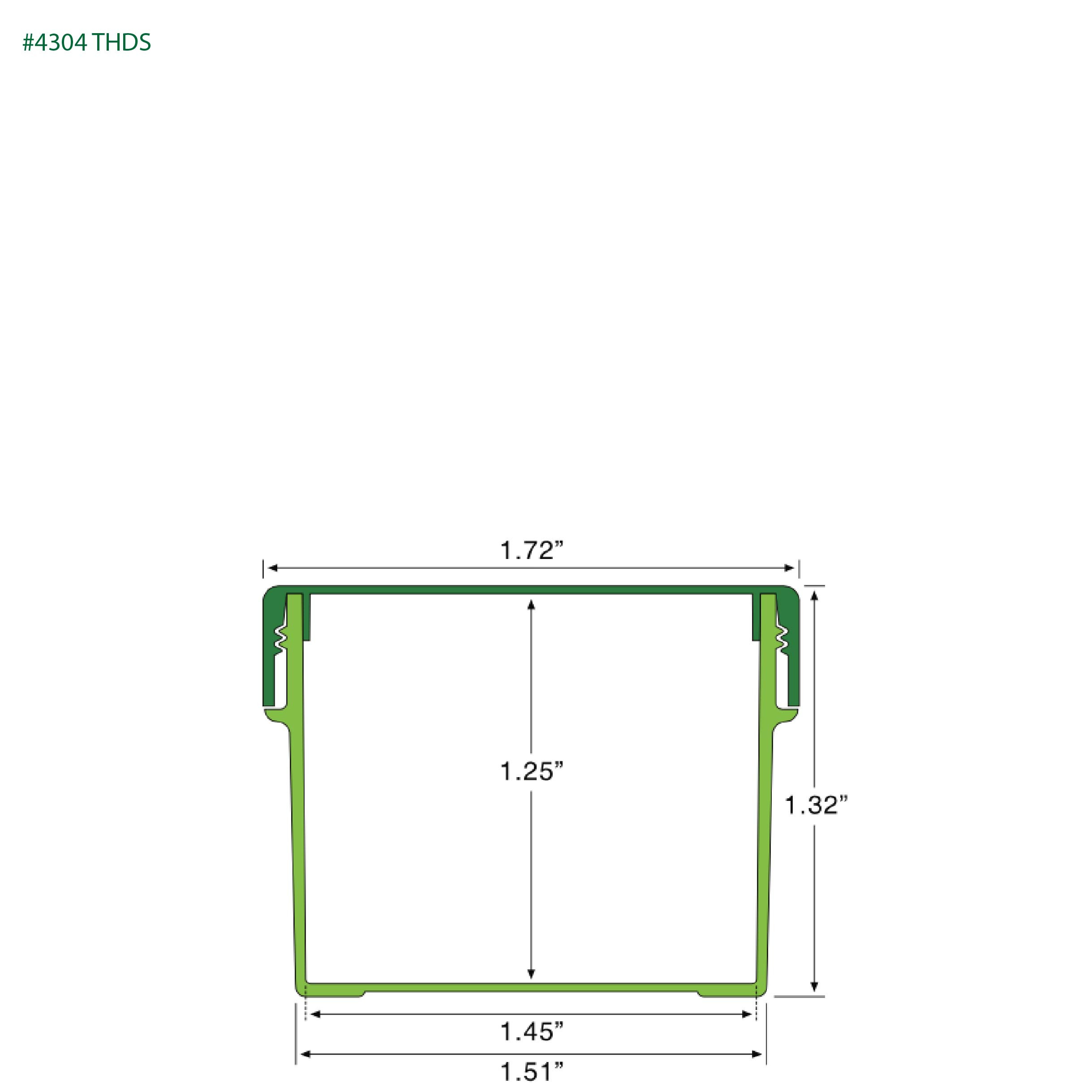EP-4304 BioMax™ Plant-Based Containers –  Jar and Cap  - 2500 Quantity