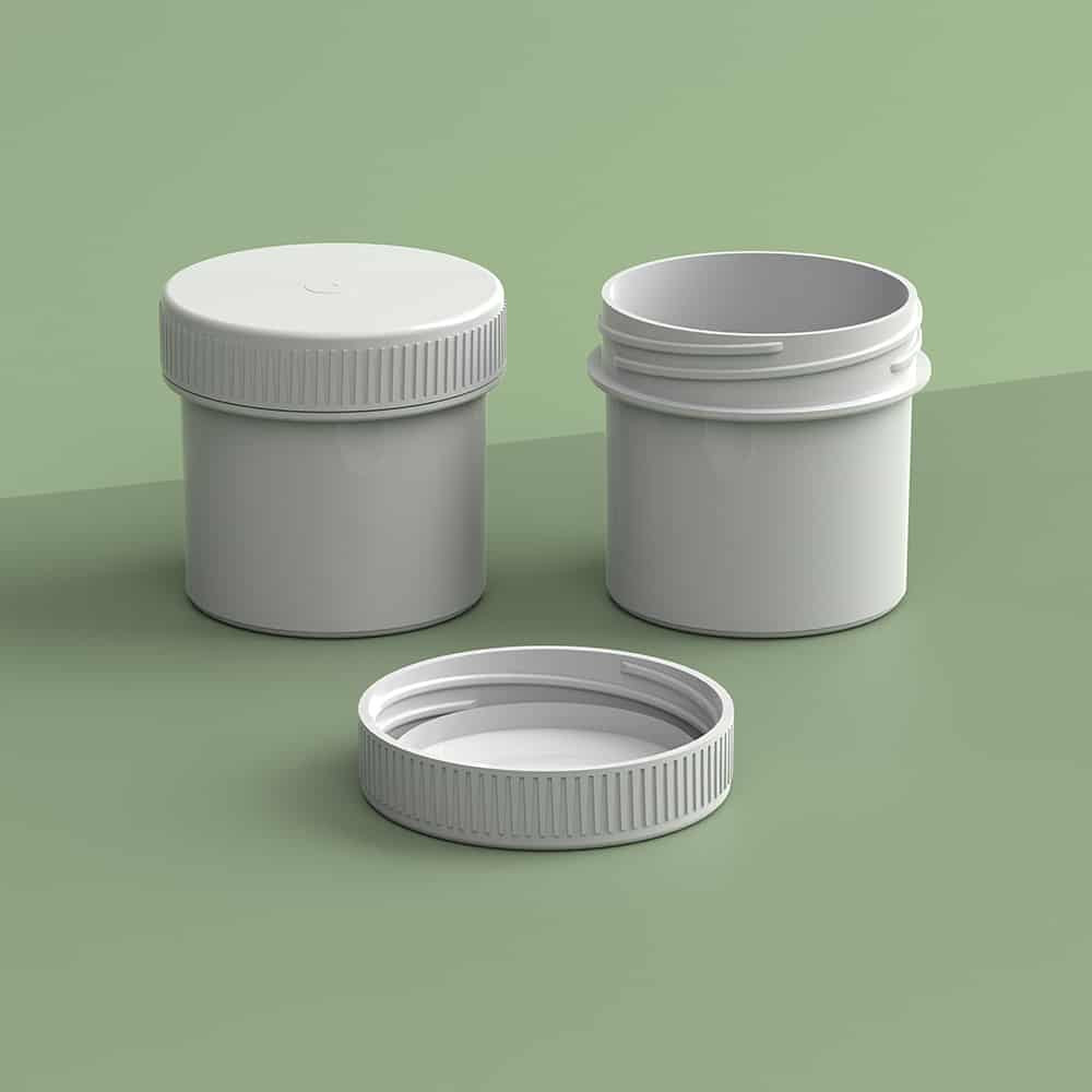 EP-4305 BioMax™ Plant-Based Containers –  Jar and Cap - 2500 Quantity