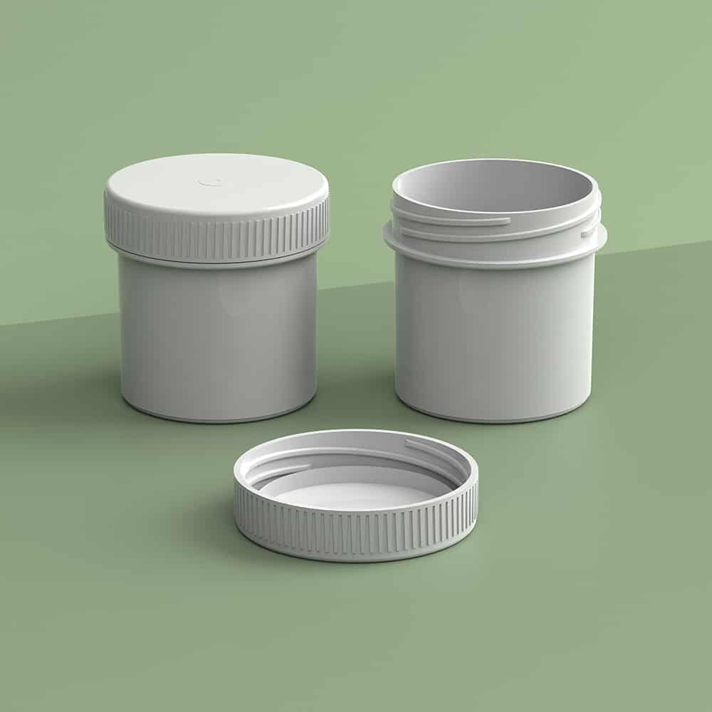 EP-4306 BioMax™ Plant-Based Containers –  Jar and Cap - 2500 Quantity