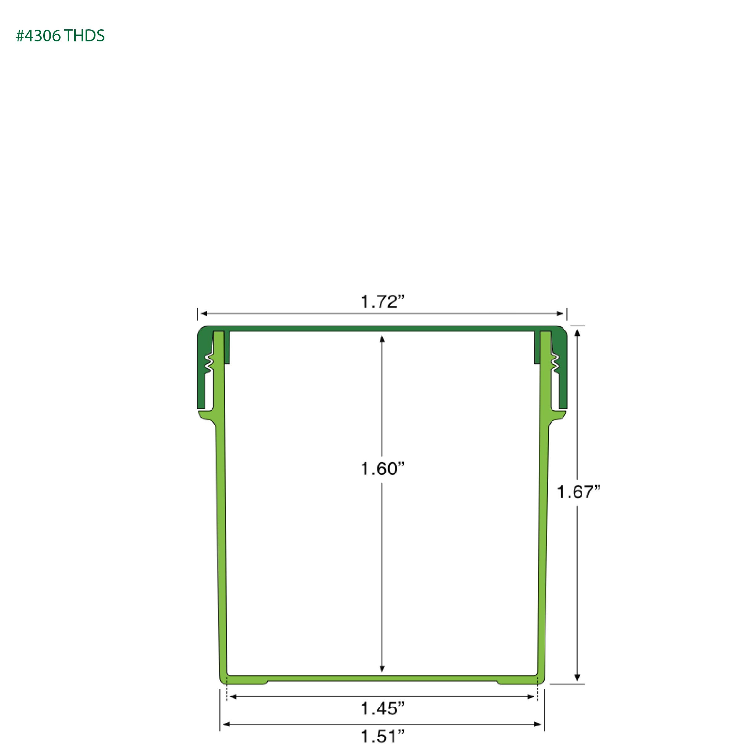 EP-4306 BioMax™ Plant-Based Containers –  Jar and Cap - 2500 Quantity