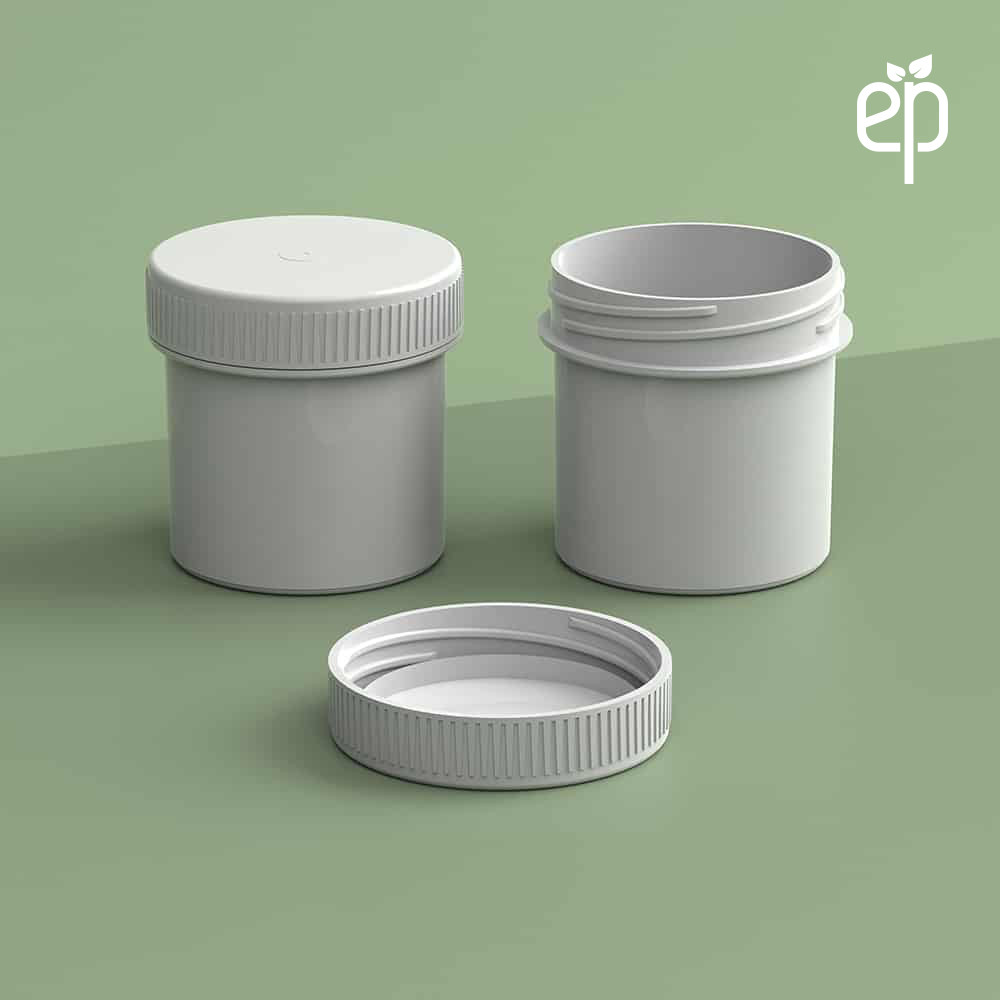 EP-4306 BioMax™ Plant-Based Containers –  Jar and Cap - 2500 Quantity