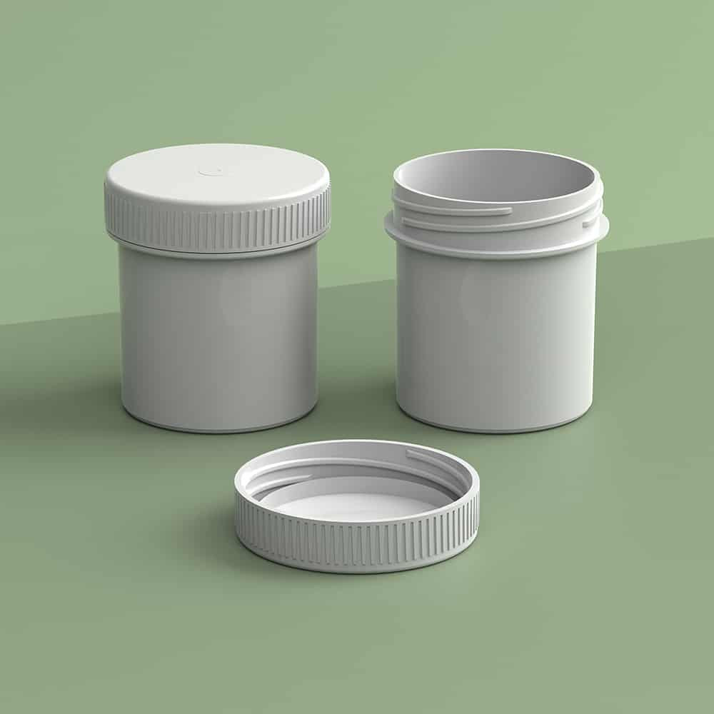 EP-4307 BioMax™ Plant-Based Containers –  Jar and Cap - 2500 Quantity